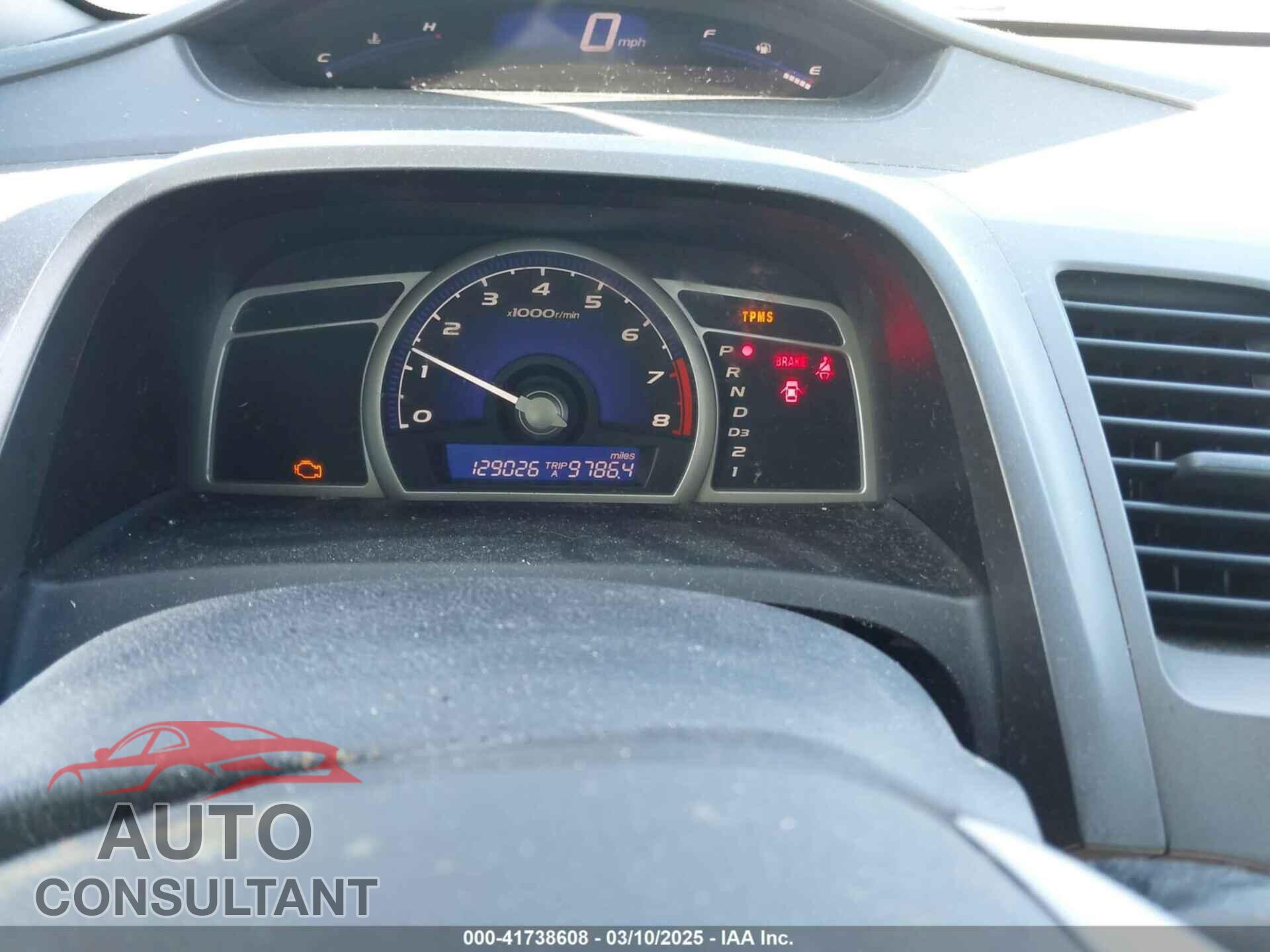 HONDA CIVIC 2011 - 19XFA1F52BE017456