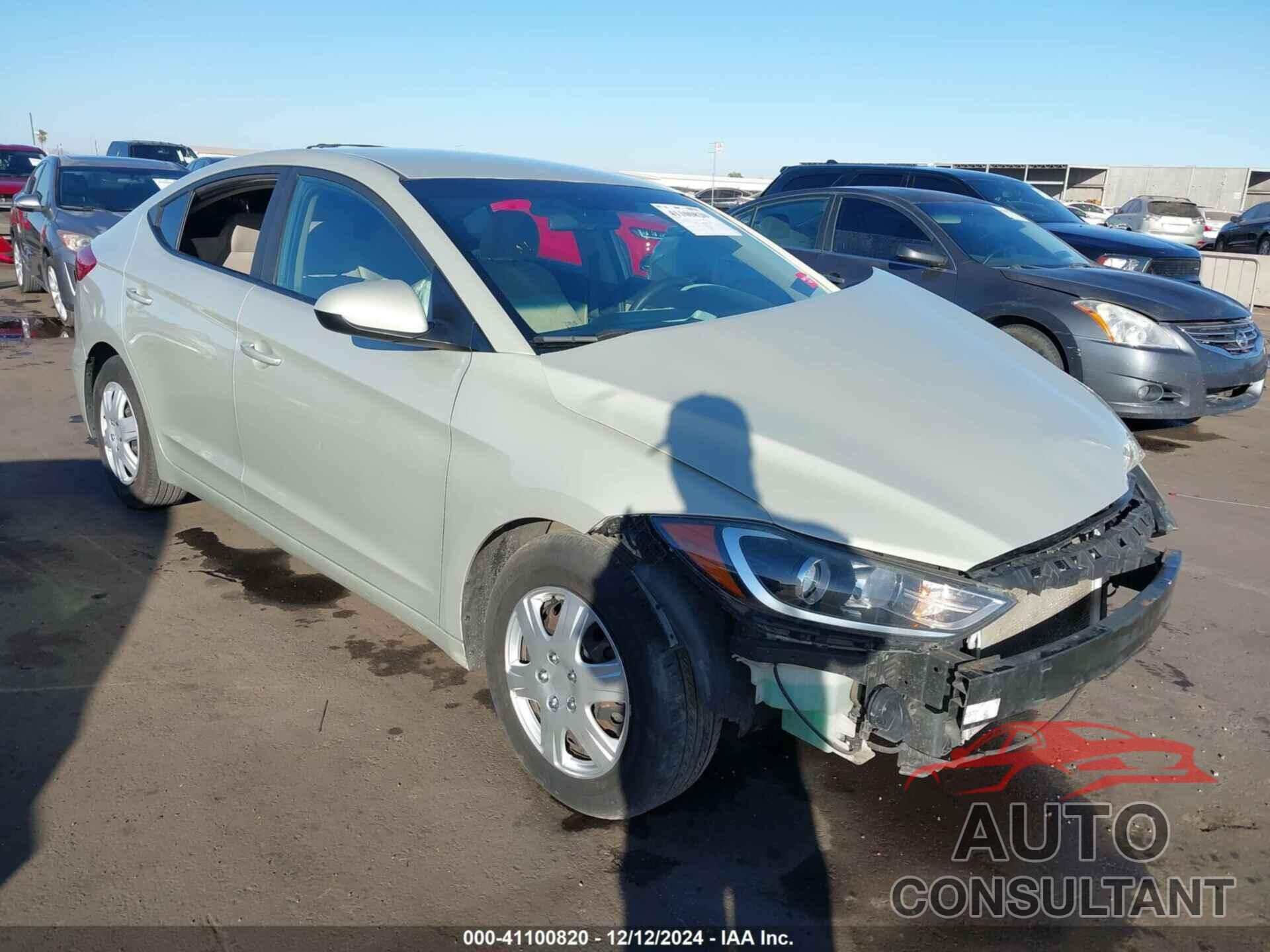 HYUNDAI ELANTRA 2017 - 5NPD74LFXHH163760