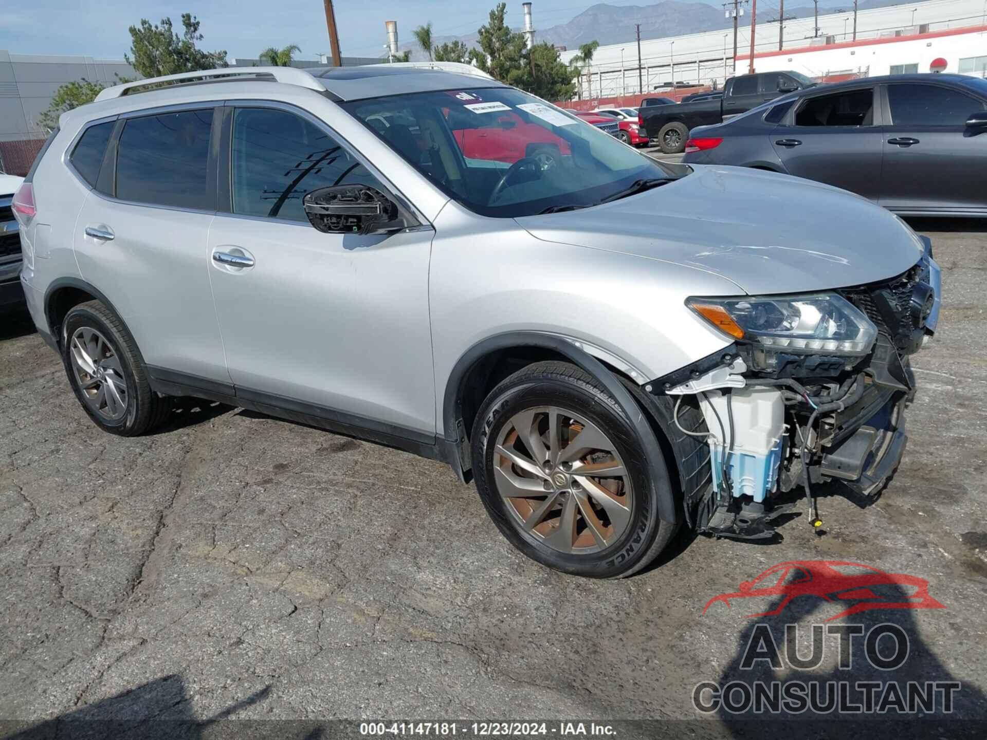 NISSAN ROGUE 2016 - 5N1AT2MV7GC753221