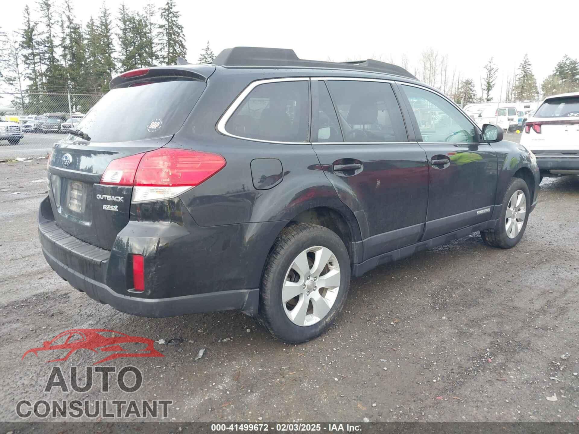 SUBARU OUTBACK 2011 - 4S4BRBFC6B3364657
