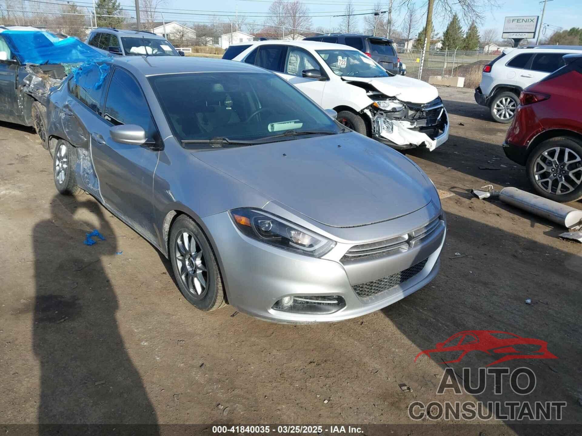 DODGE DART 2015 - 1C3CDFBB4FD267005