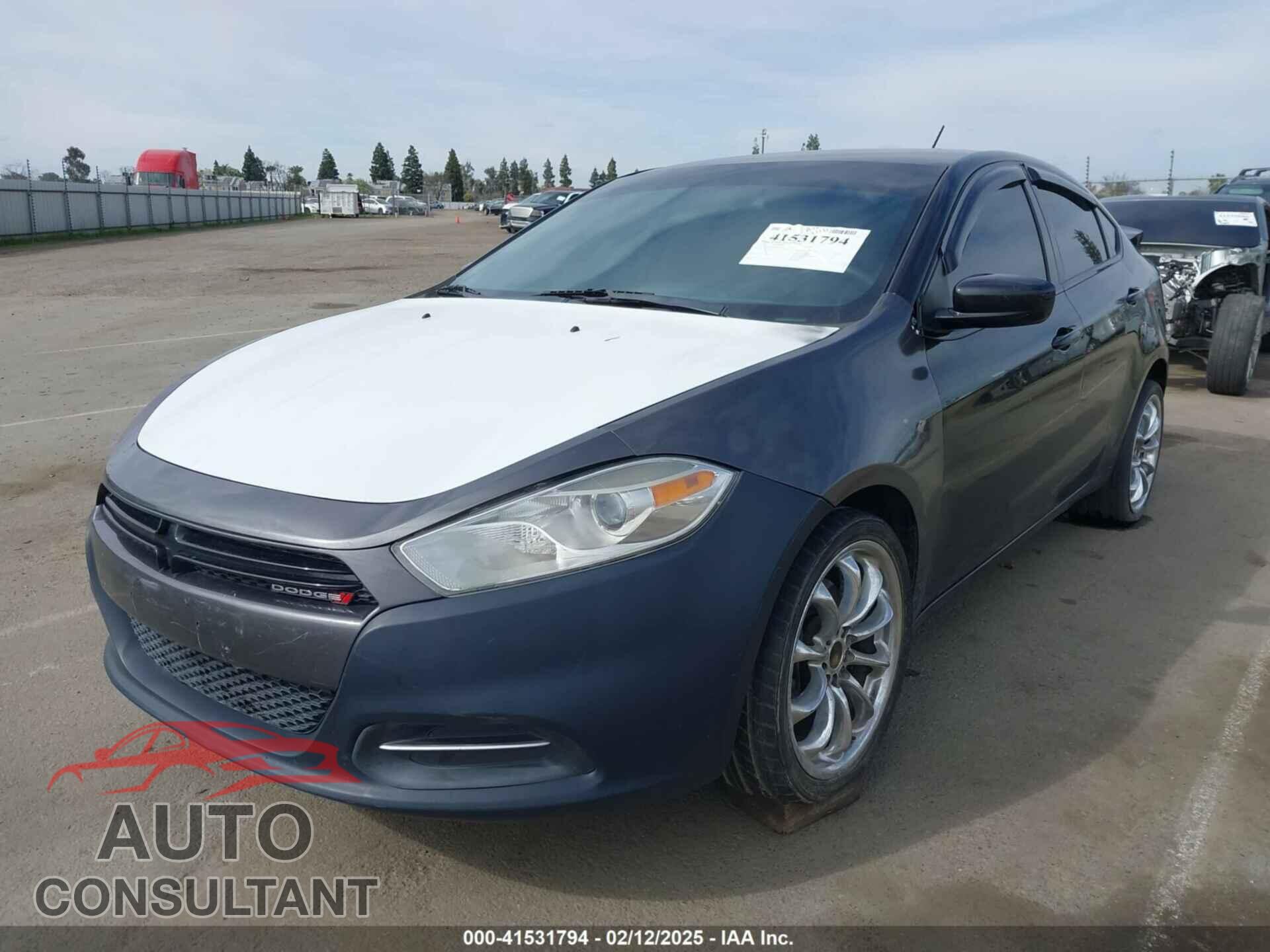 DODGE DART 2015 - 1C3CDFAA2FD311611