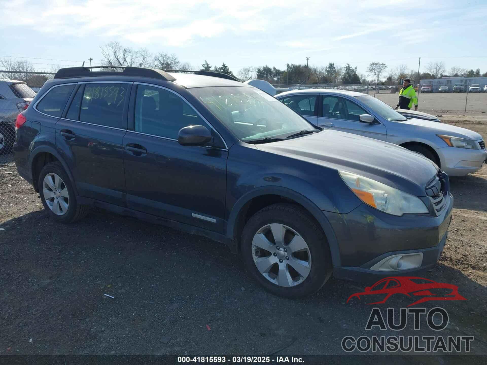 SUBARU OUTBACK 2011 - 4S4BRBCC4B3432054