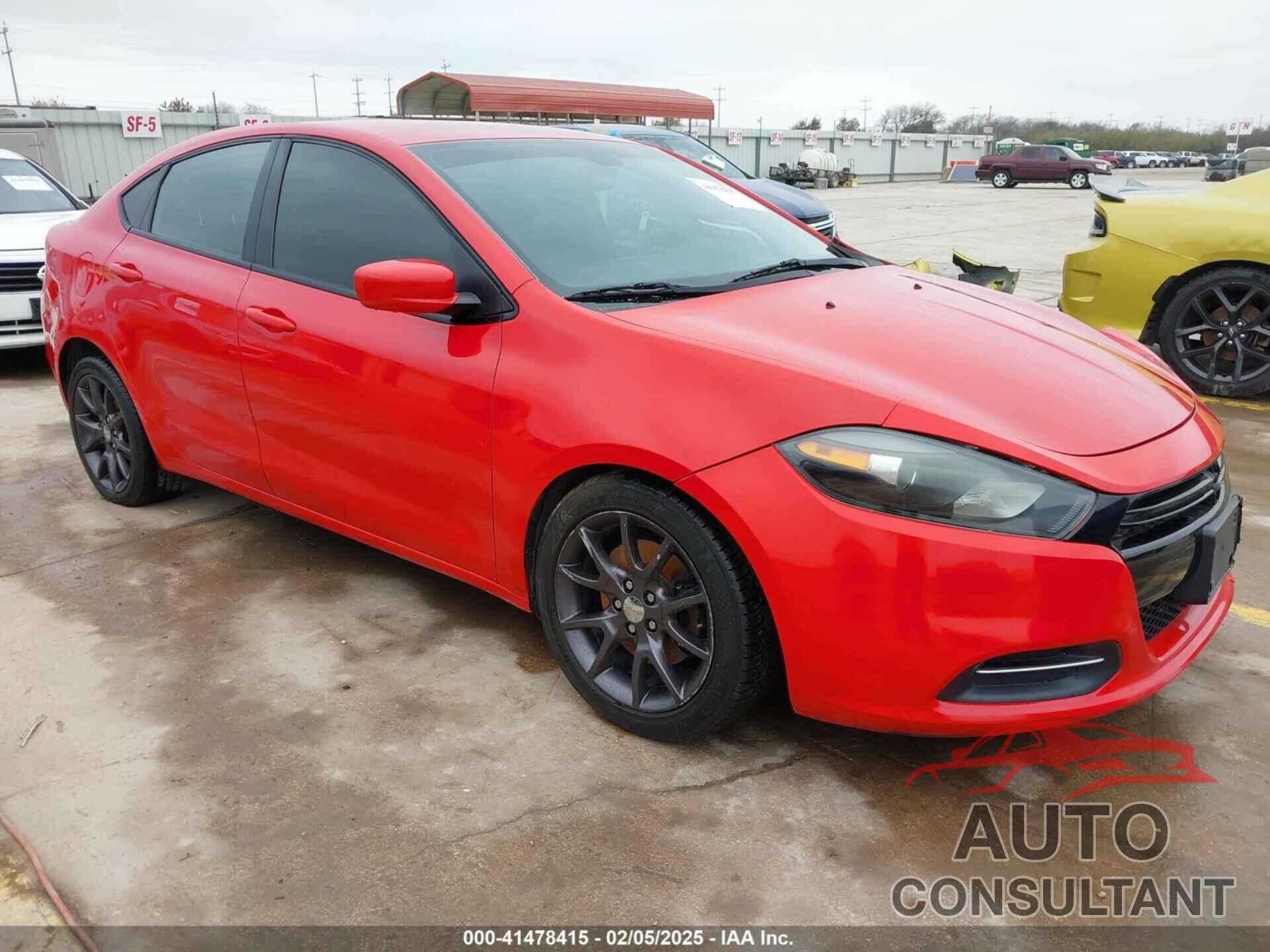 DODGE DART 2016 - 1C3CDFAA2GD682365
