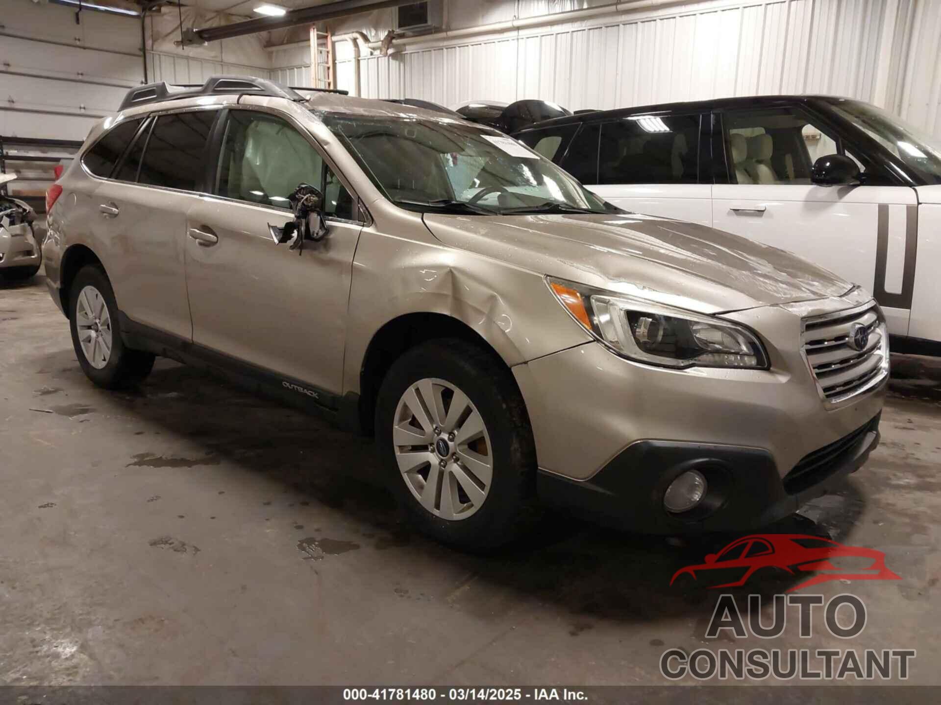 SUBARU OUTBACK 2015 - 4S4BSAFCXF3301839