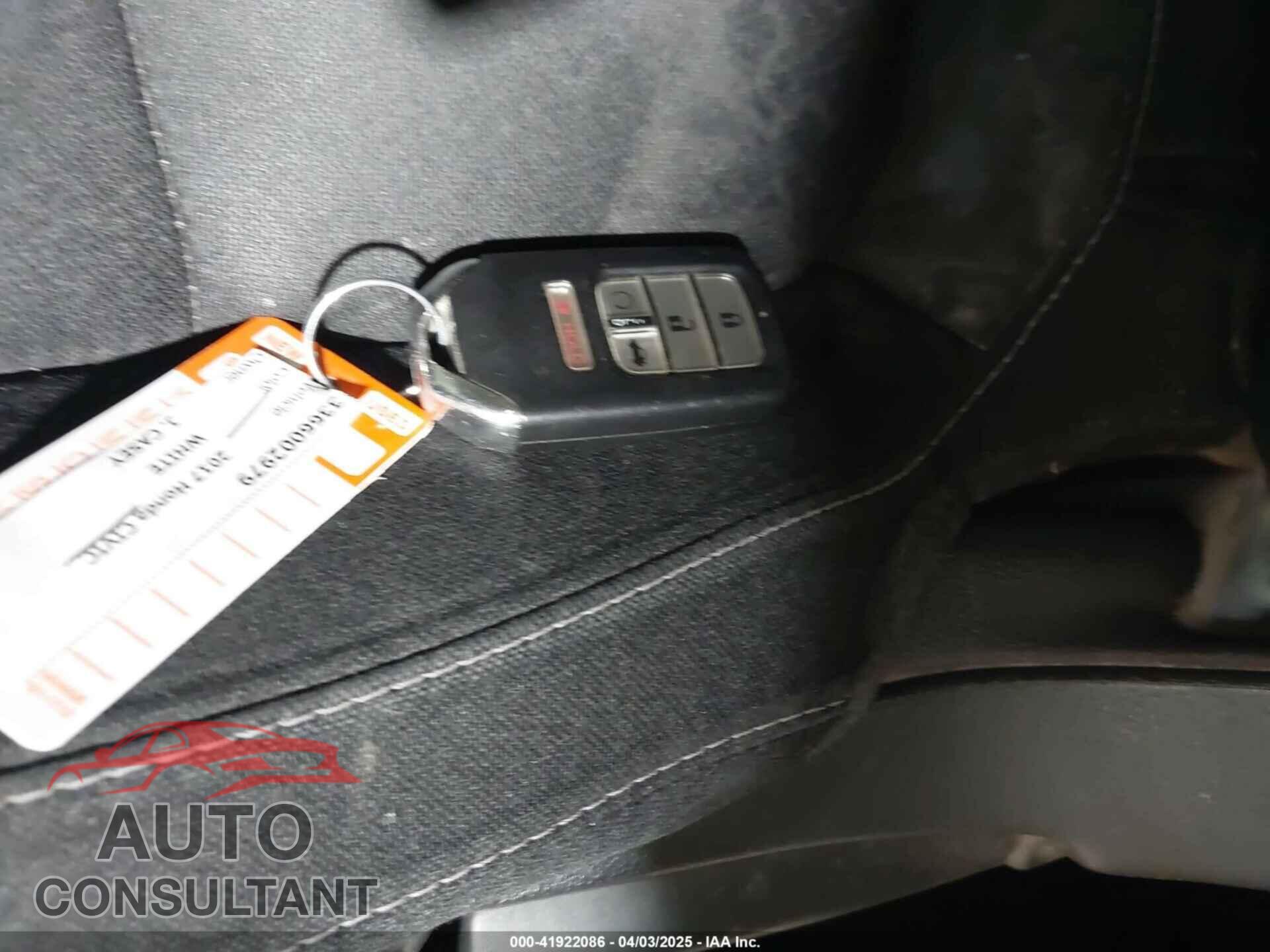 HONDA CIVIC 2017 - 19XFC2F87HE081592