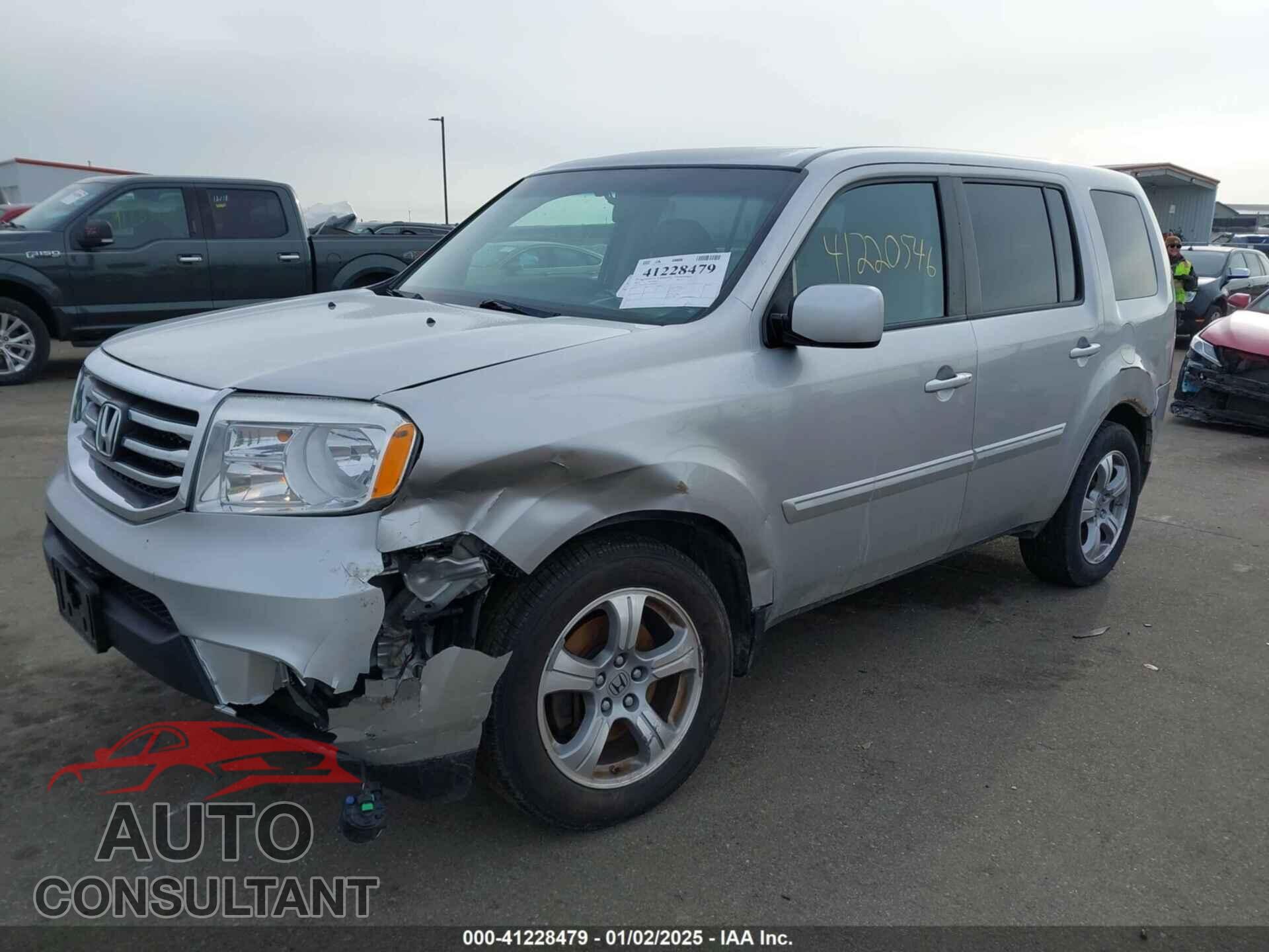 HONDA PILOT 2012 - 5FNYF4H55CB070253