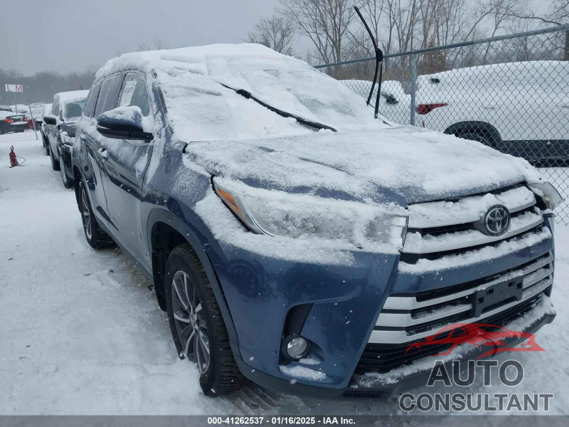 TOYOTA HIGHLANDER 2019 - 5TDJZRFH4KS999914