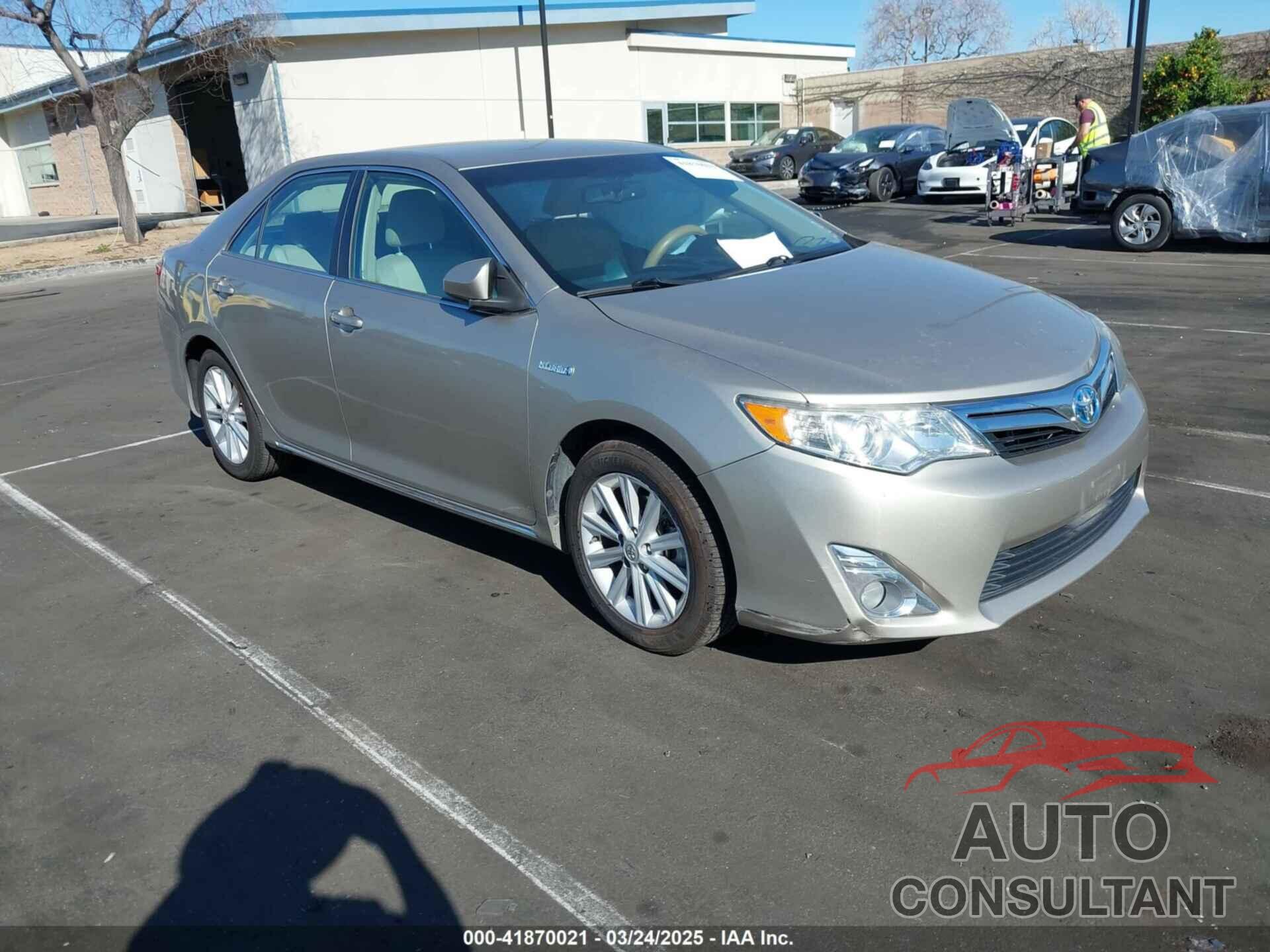 TOYOTA CAMRY HYBRID 2013 - 4T1BD1FK0DU081426