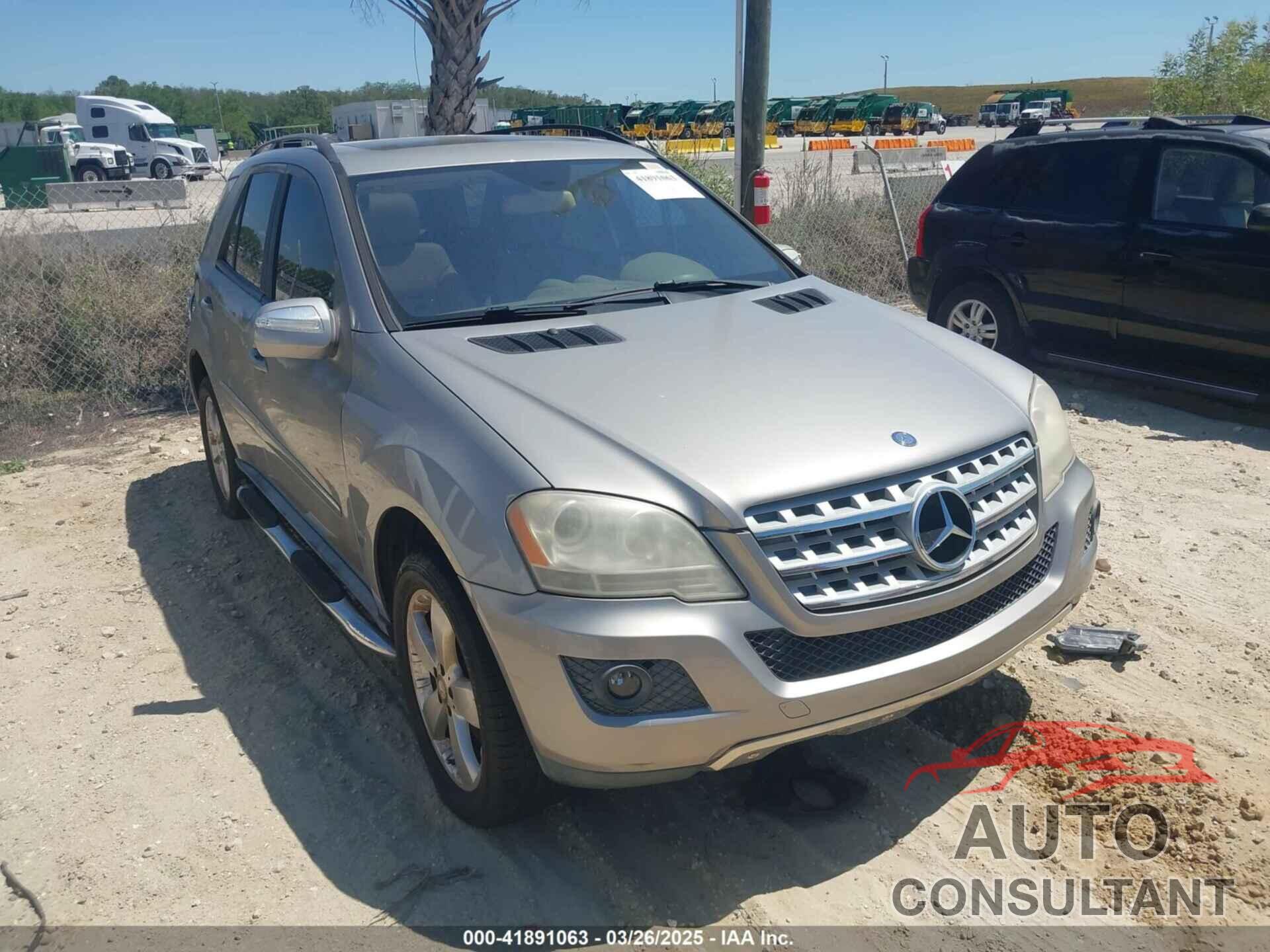 MERCEDES-BENZ ML 350 2009 - 4JGBB86E39A526842