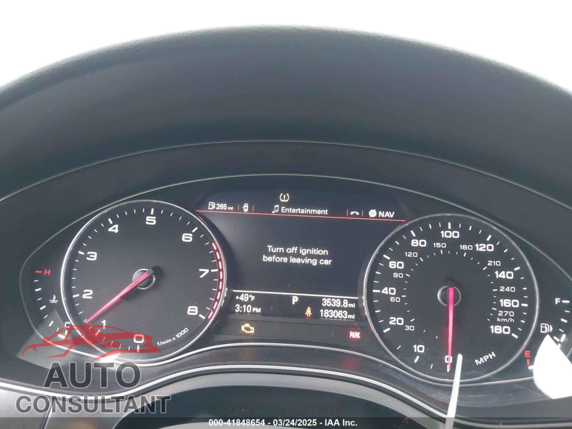 AUDI A6 2013 - WAUGGAFC8DN032850