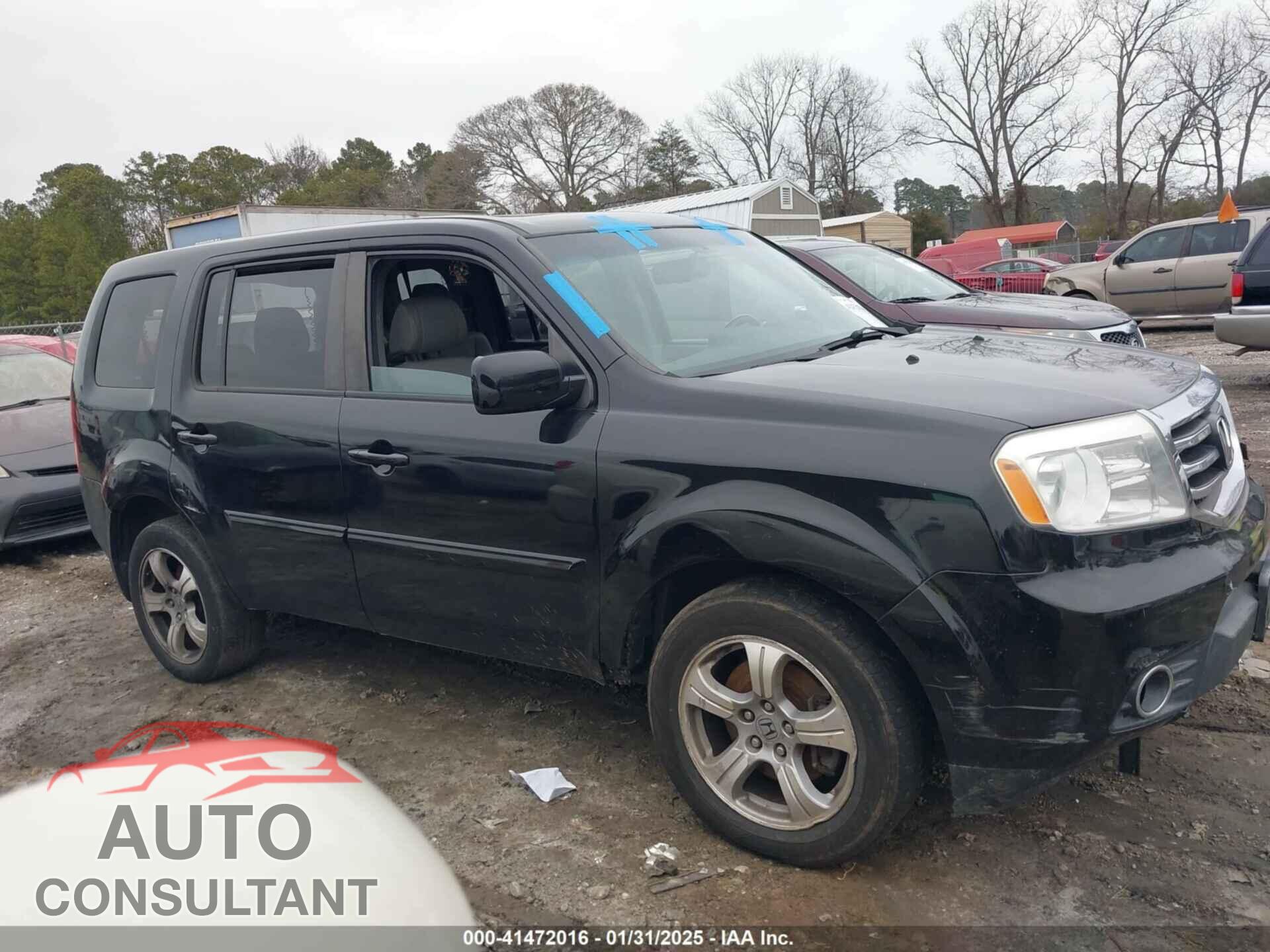 HONDA PILOT 2013 - 5FNYF3H58DB028459