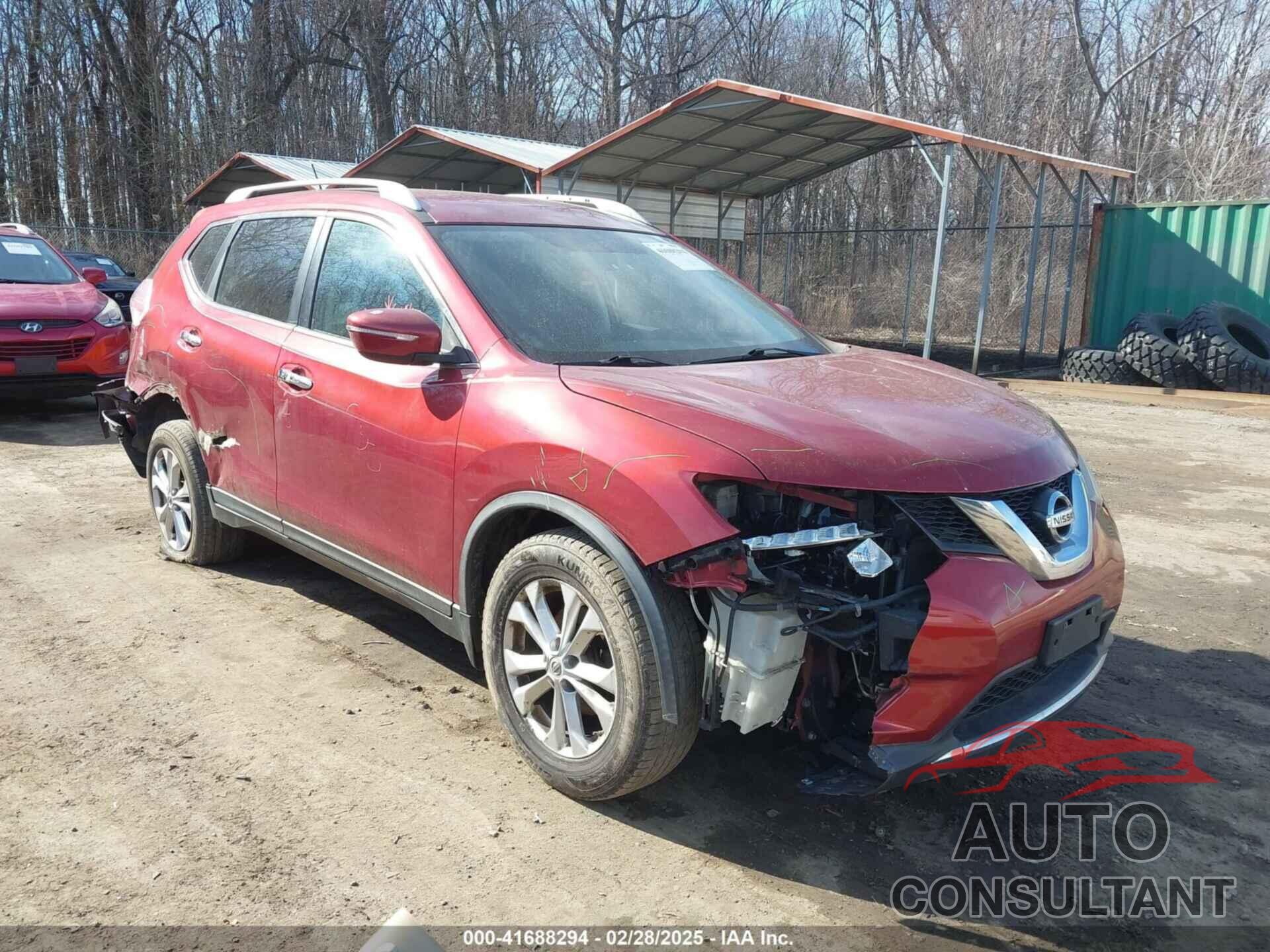 NISSAN ROGUE 2015 - KNMAT2MV6FP566743