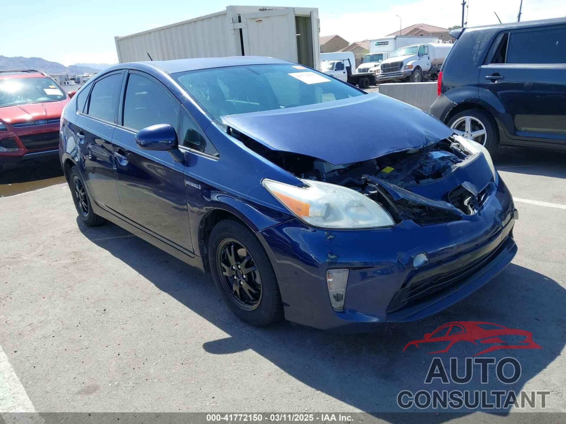 TOYOTA PRIUS 2012 - JTDKN3DU6C1553291