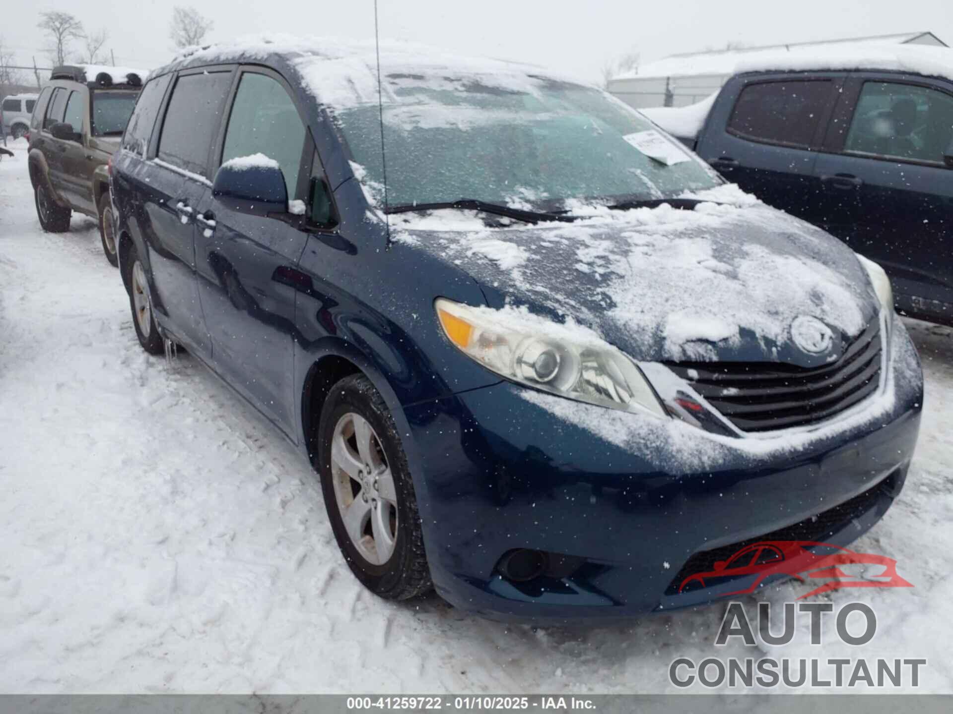 TOYOTA SIENNA 2012 - 5TDKK3DC8CS267056