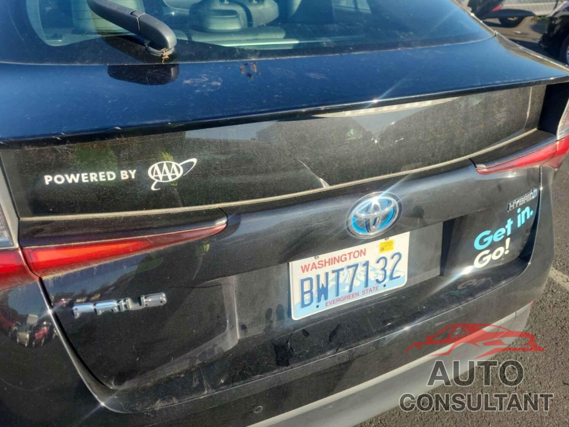 TOYOTA PRIUS 2021 - JTDKAMFU6M3136001