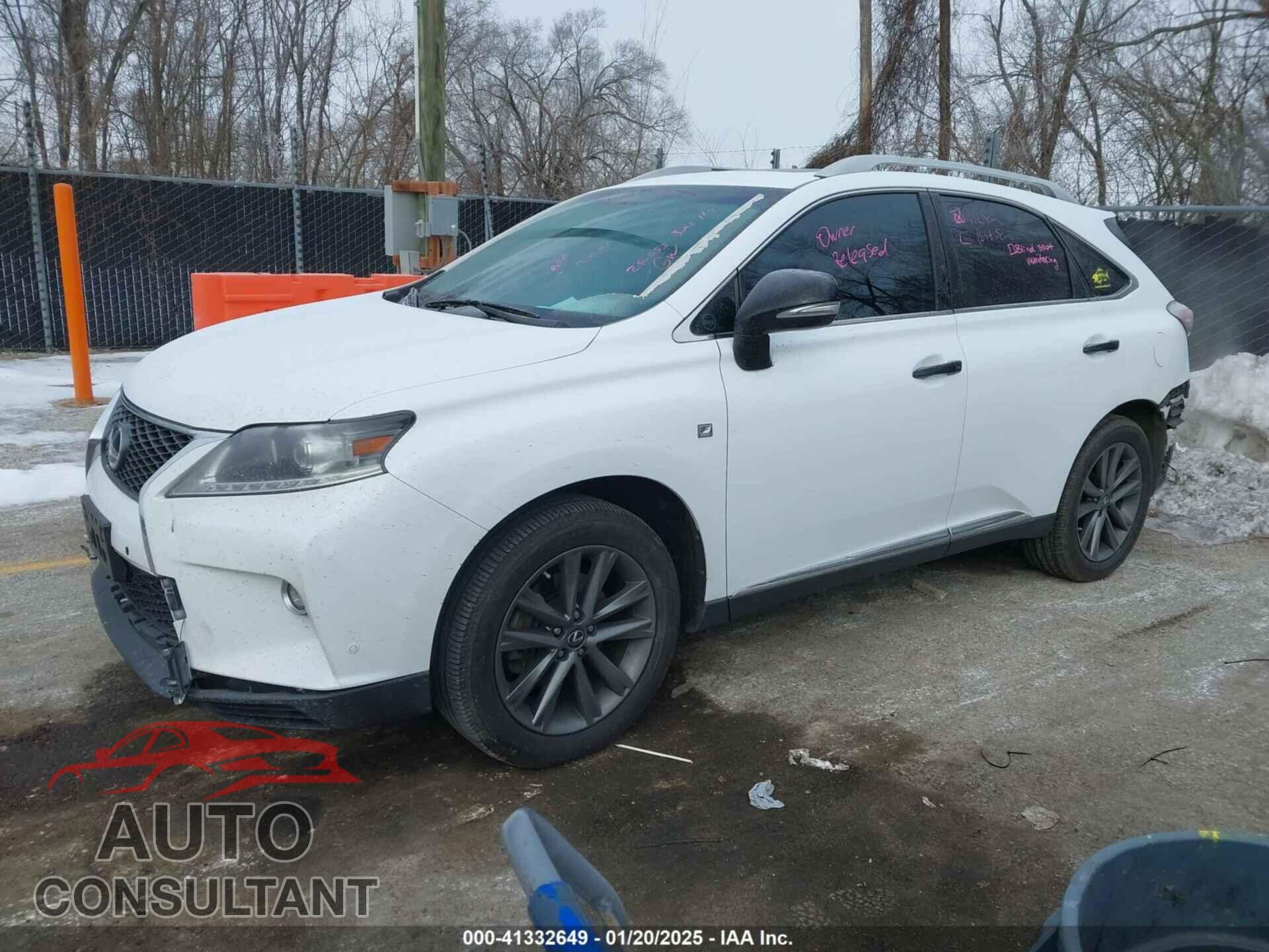 LEXUS RX 350 2015 - 2T2BK1BA2FC304357