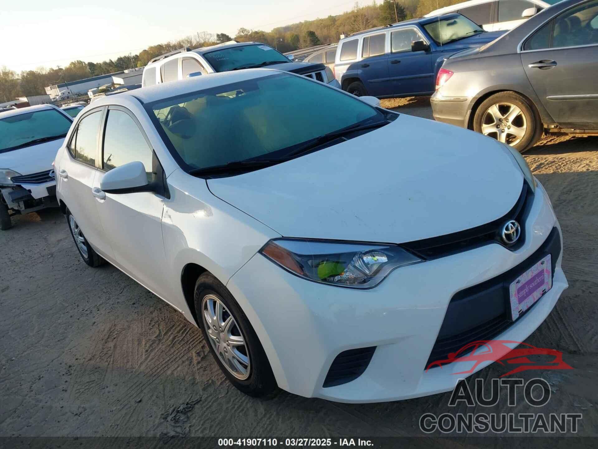 TOYOTA COROLLA 2015 - 2T1BURHE7FC408396