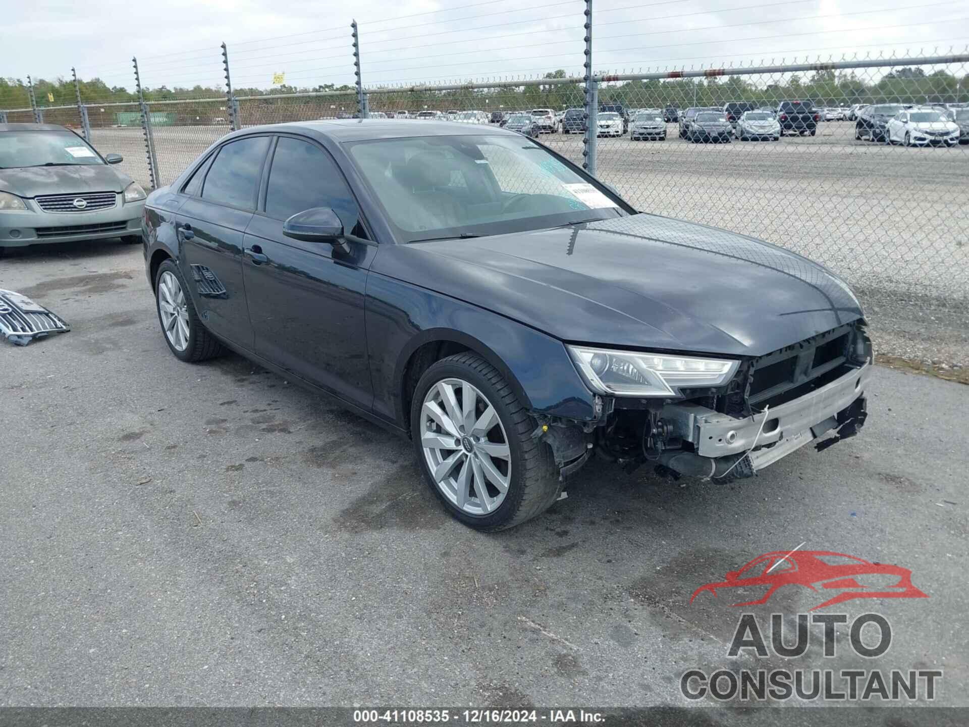 AUDI A4 2017 - WAUANAF41HN023806