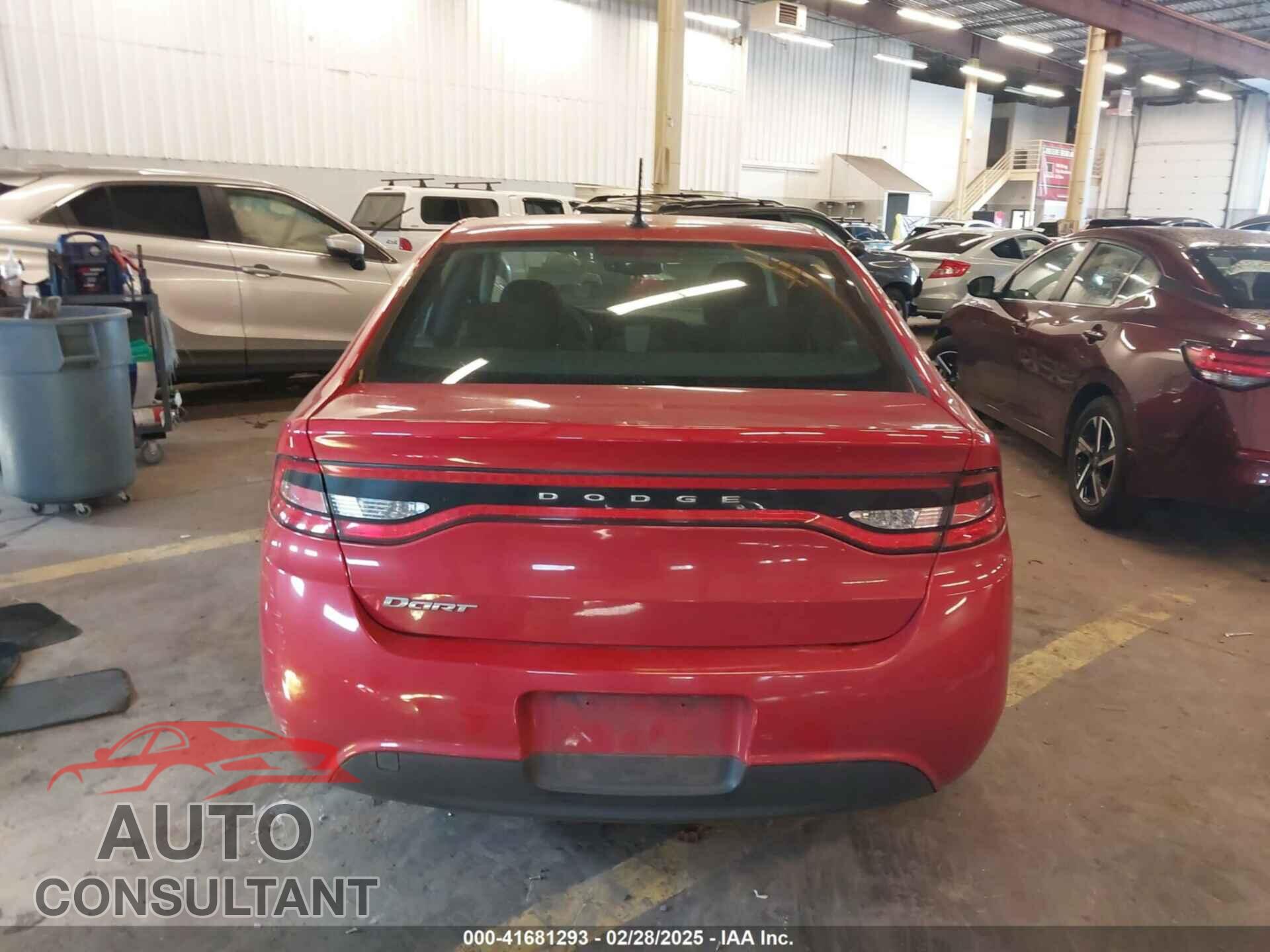 DODGE DART 2013 - 1C3CDFAA8DD344836