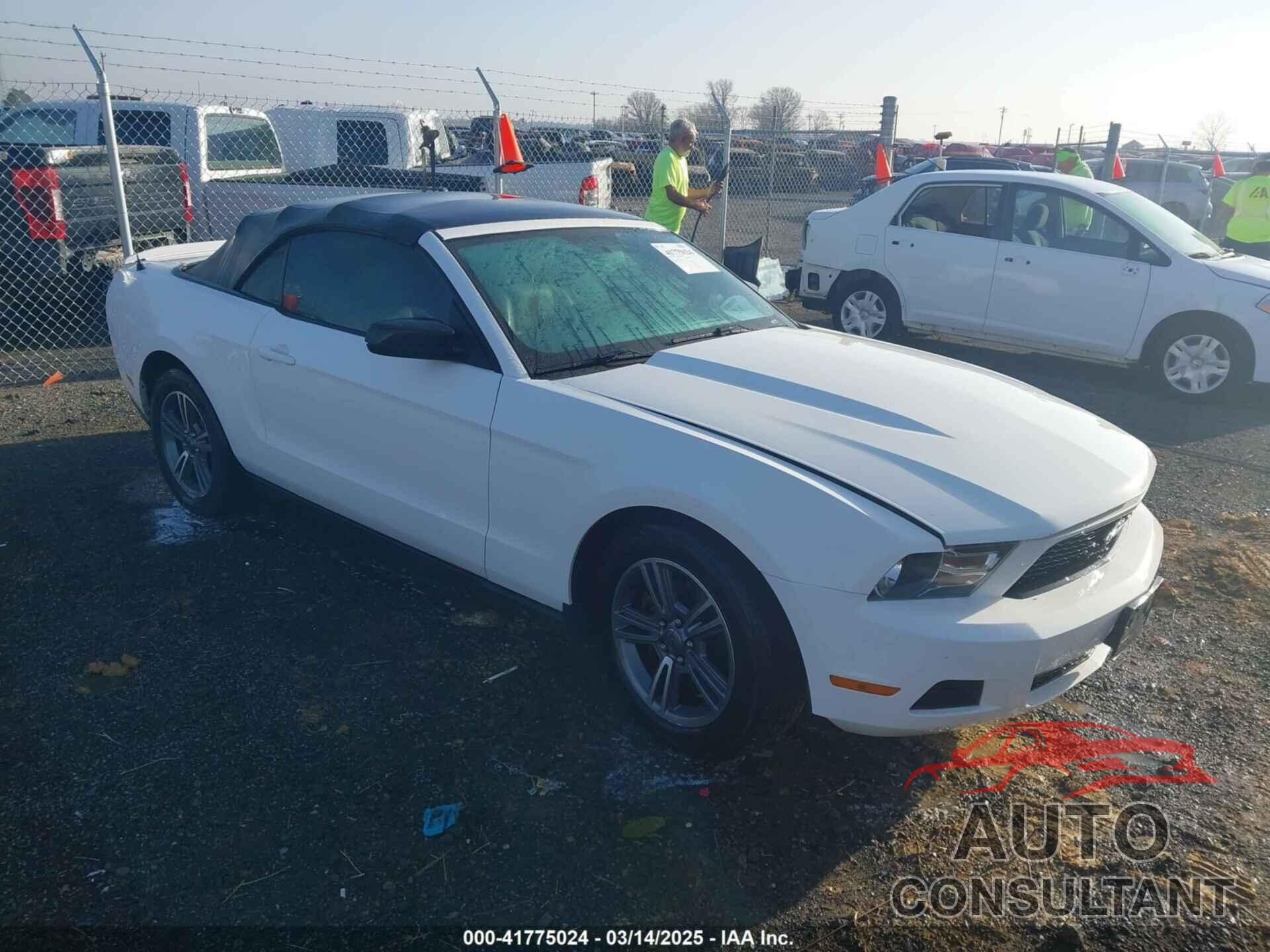 FORD MUSTANG 2012 - 1ZVBP8EM0C5212707