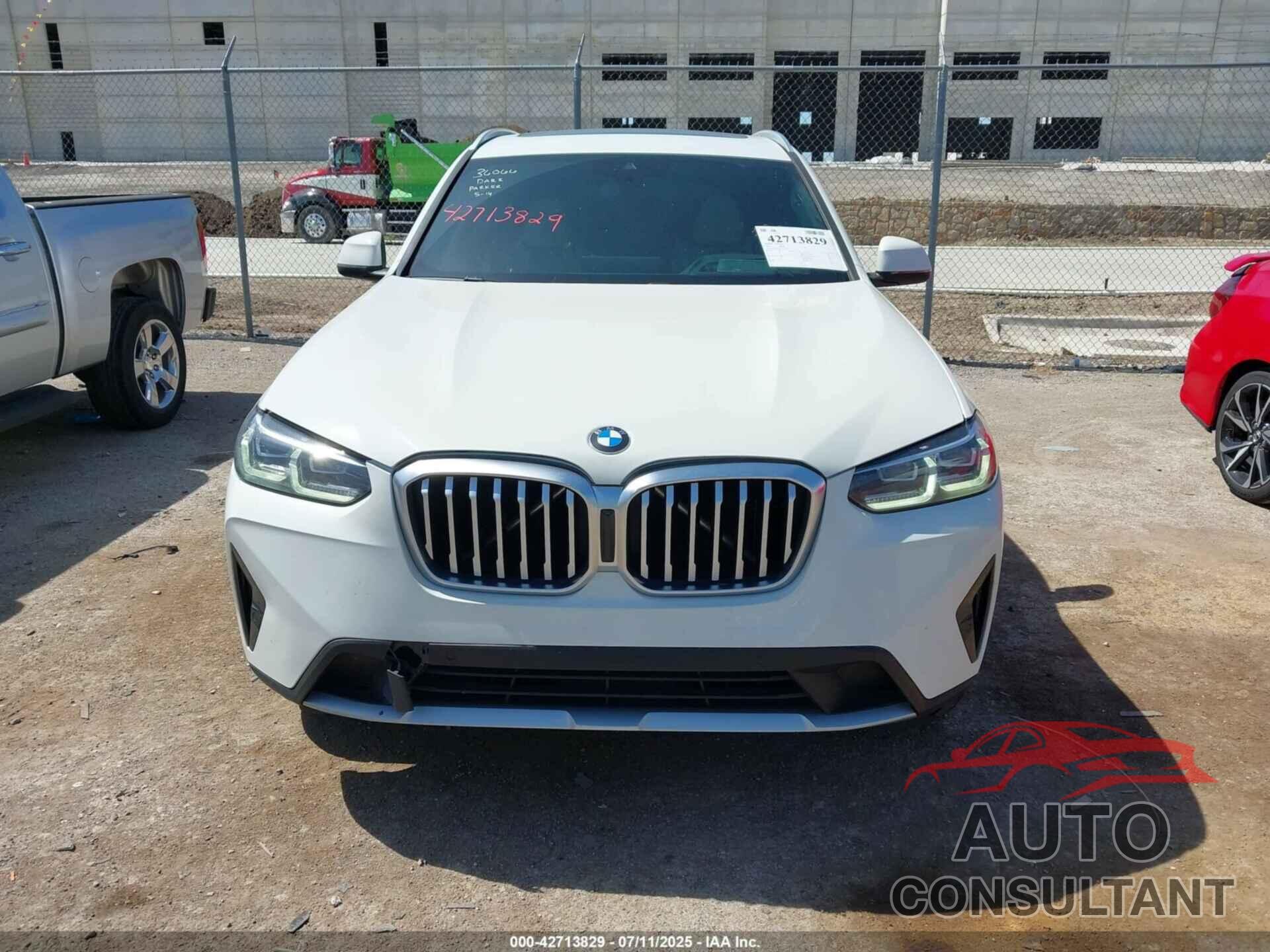 BMW X3 2022 - 5UX43DP03N9J50255