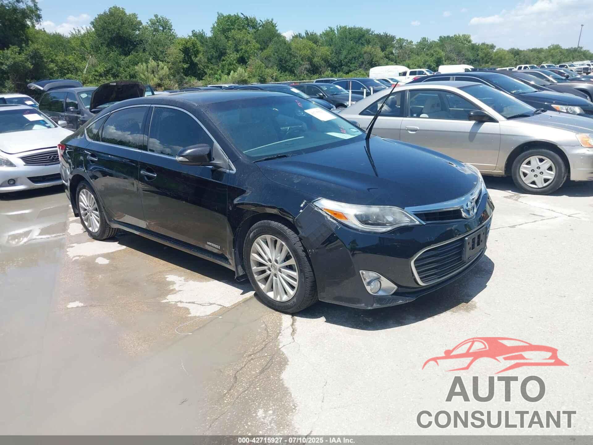 TOYOTA AVALON HYBRID 2013 - 4T1BD1EB8DU004854