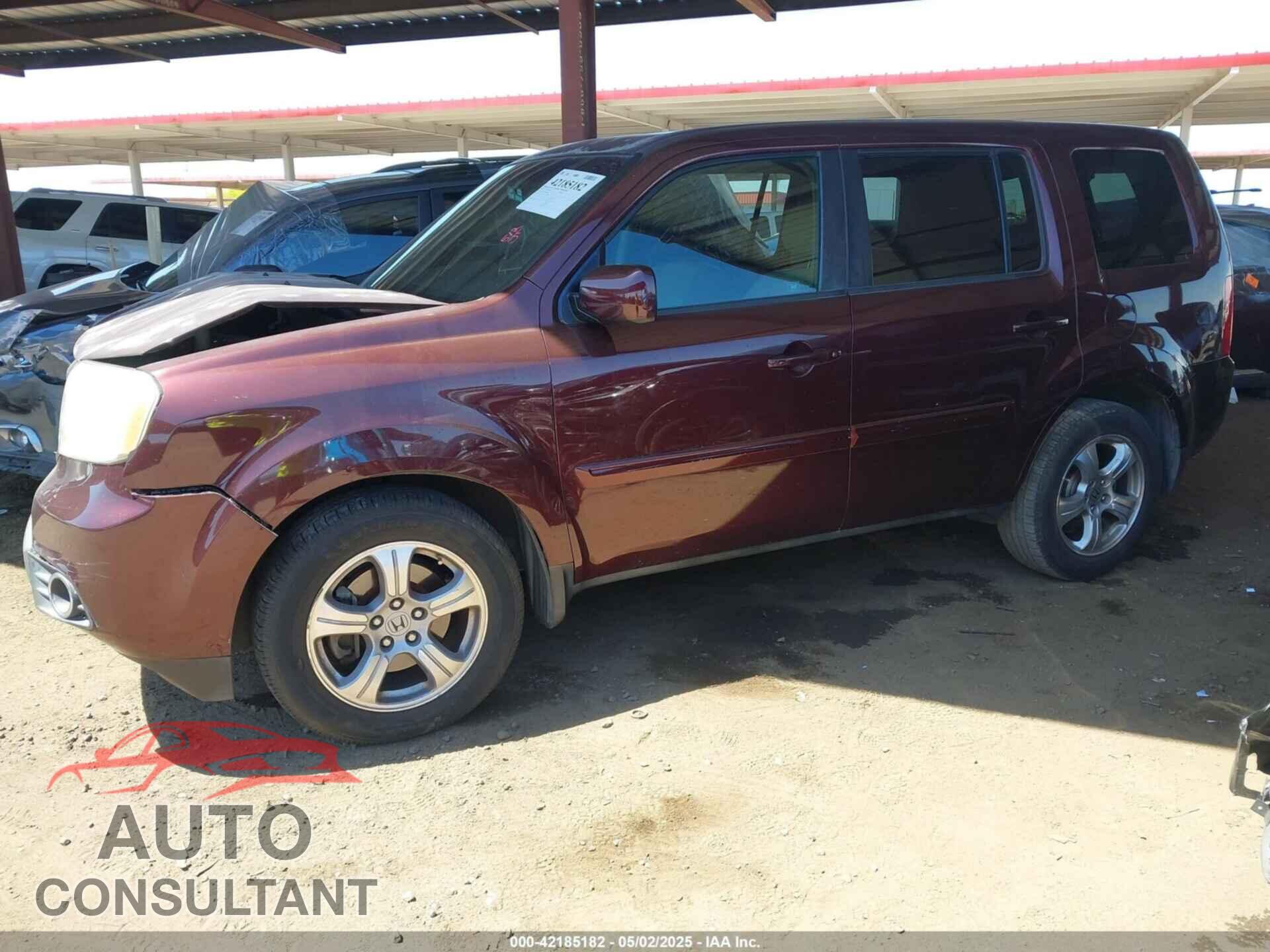 HONDA PILOT 2012 - 5FNYF4H58CB070988