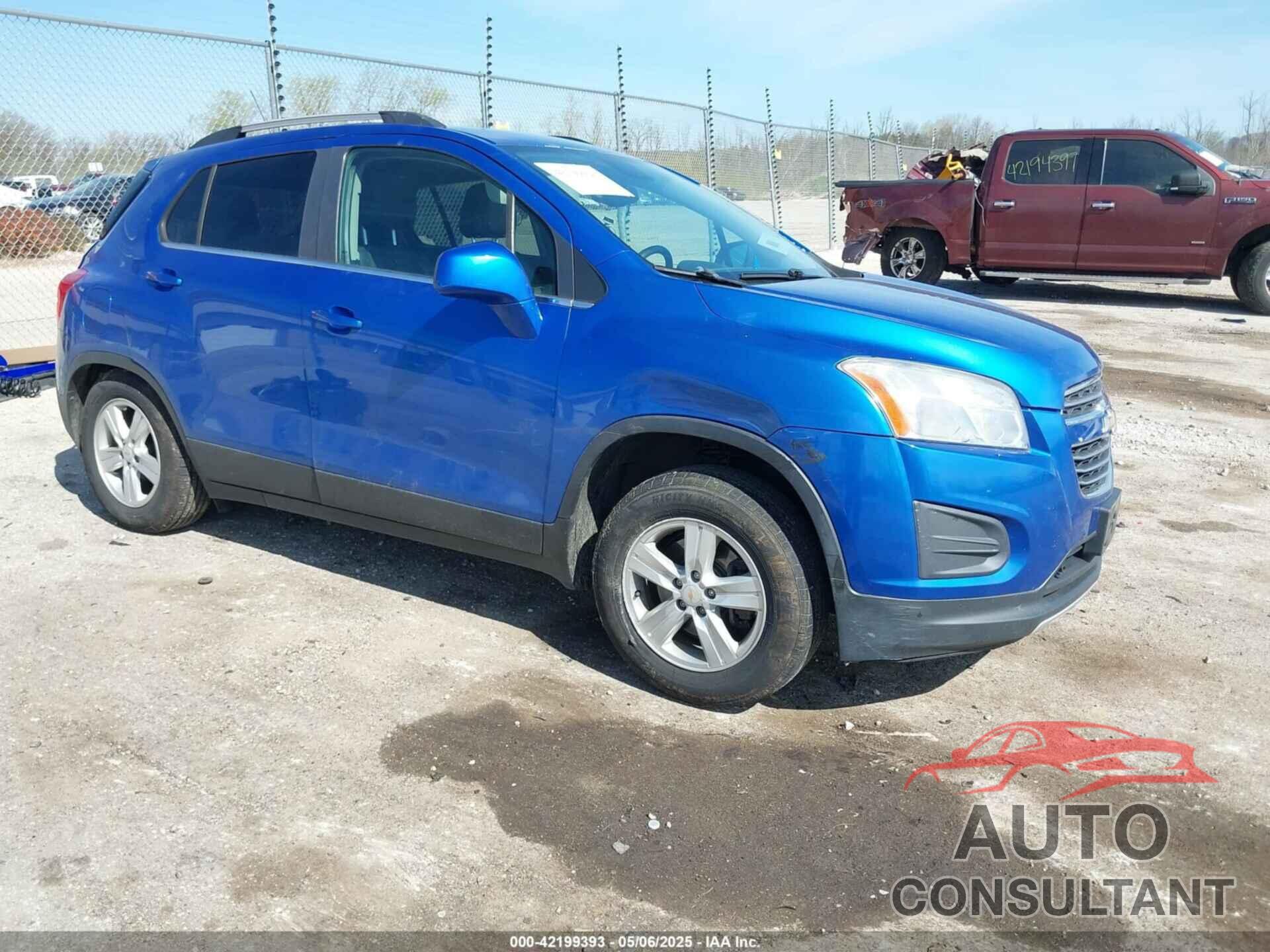 CHEVROLET TRAX 2016 - KL7CJLSB8GB535860