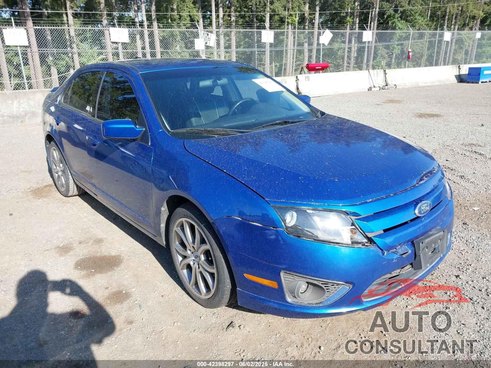 FORD FUSION 2012 - 3FAHP0HA6CR193826