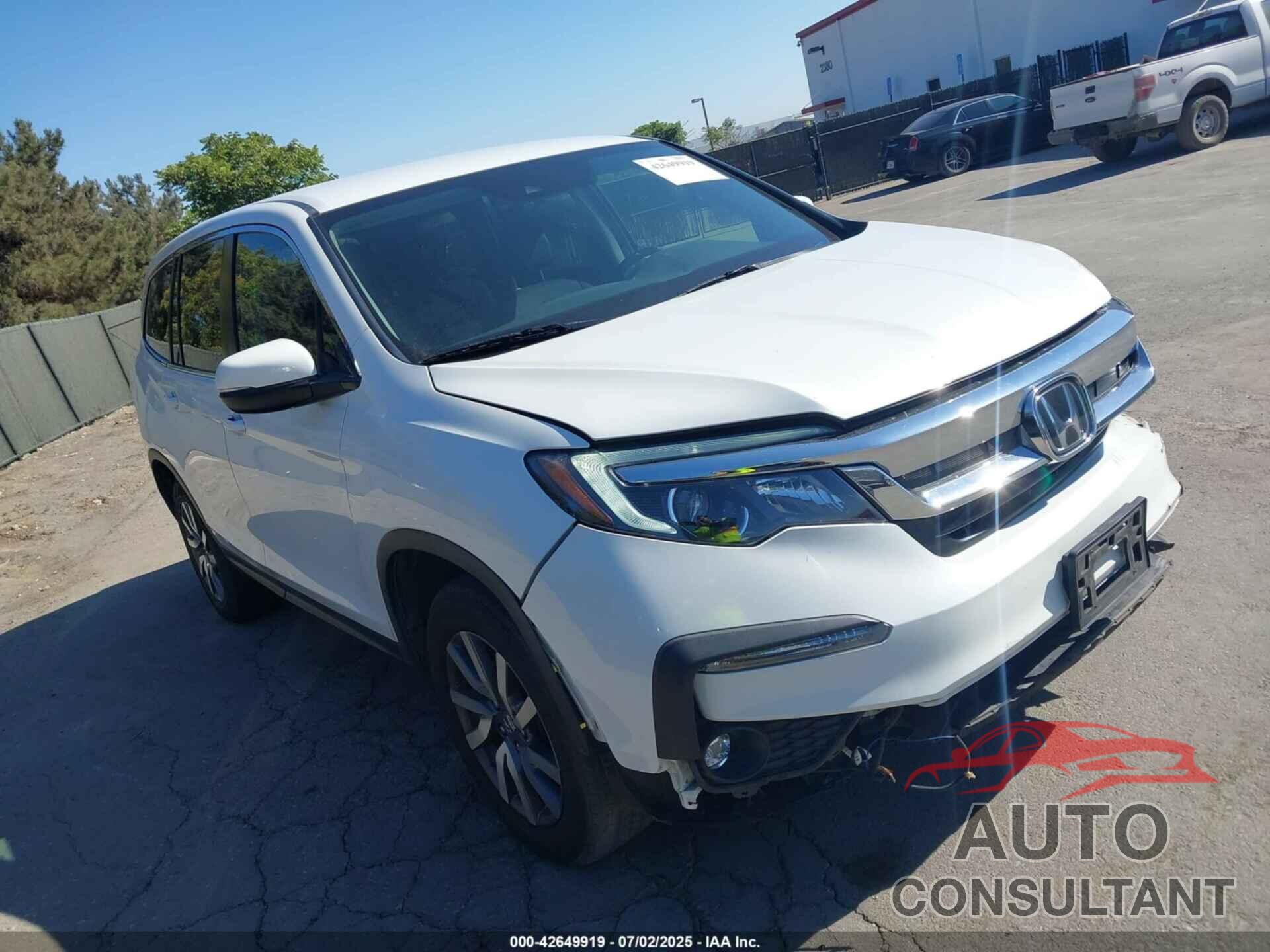 HONDA PILOT 2021 - 5FNYF5H37MB038393