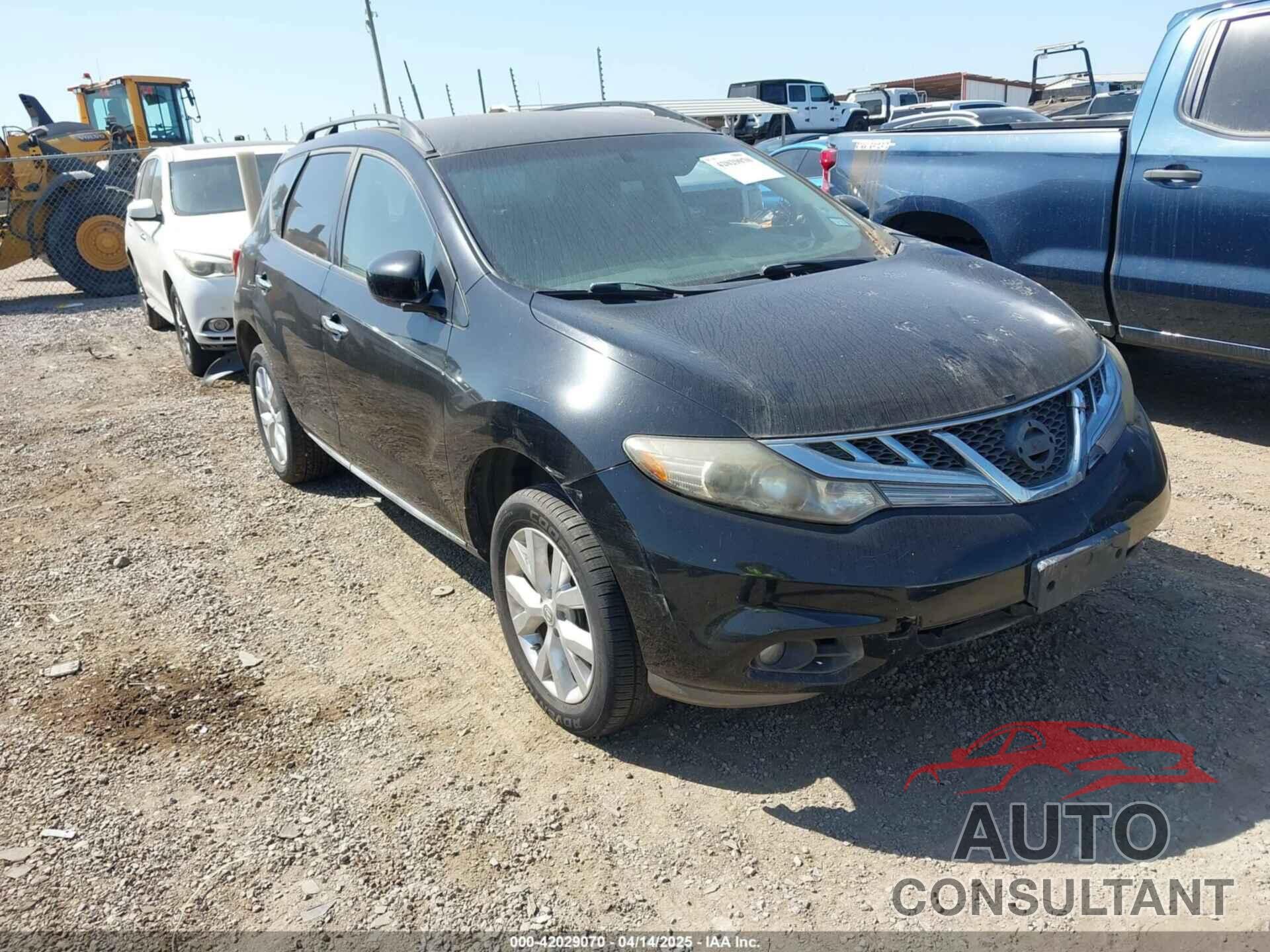 NISSAN MURANO 2013 - JN8AZ1MU0DW203829