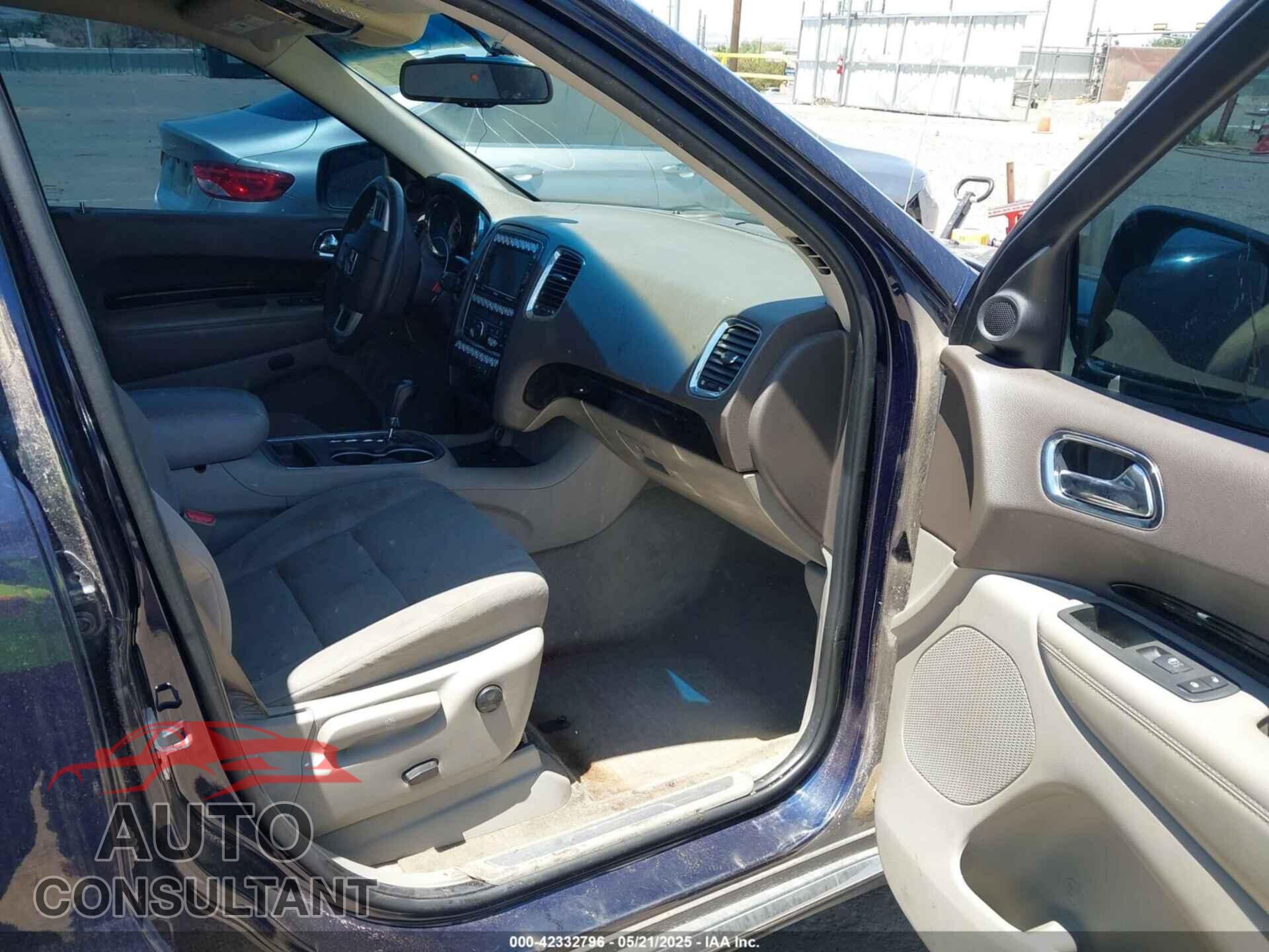 DODGE DURANGO 2012 - 1C4RDHDGOCC321928