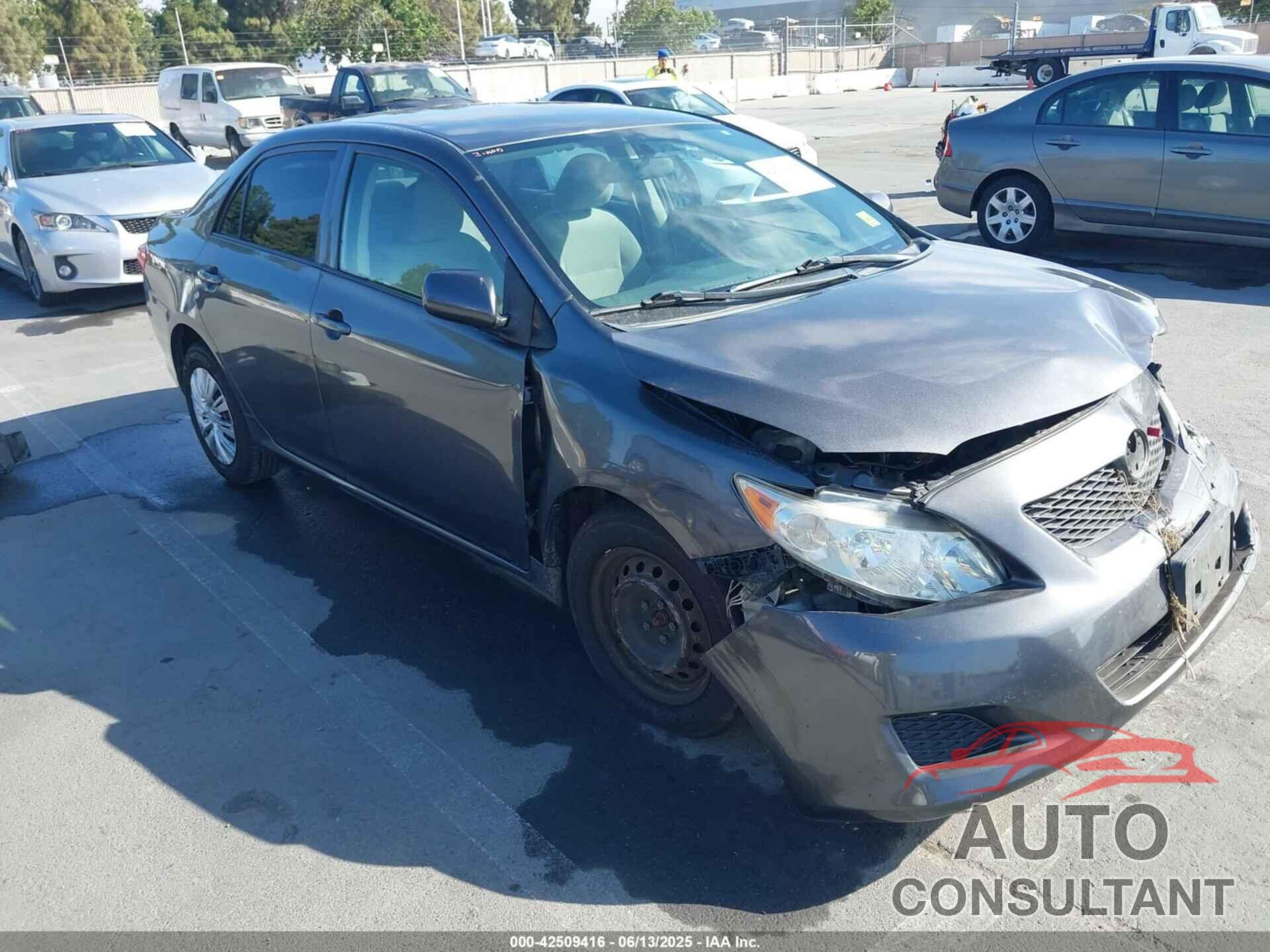 TOYOTA COROLLA 2009 - JTDBL40E79J051487