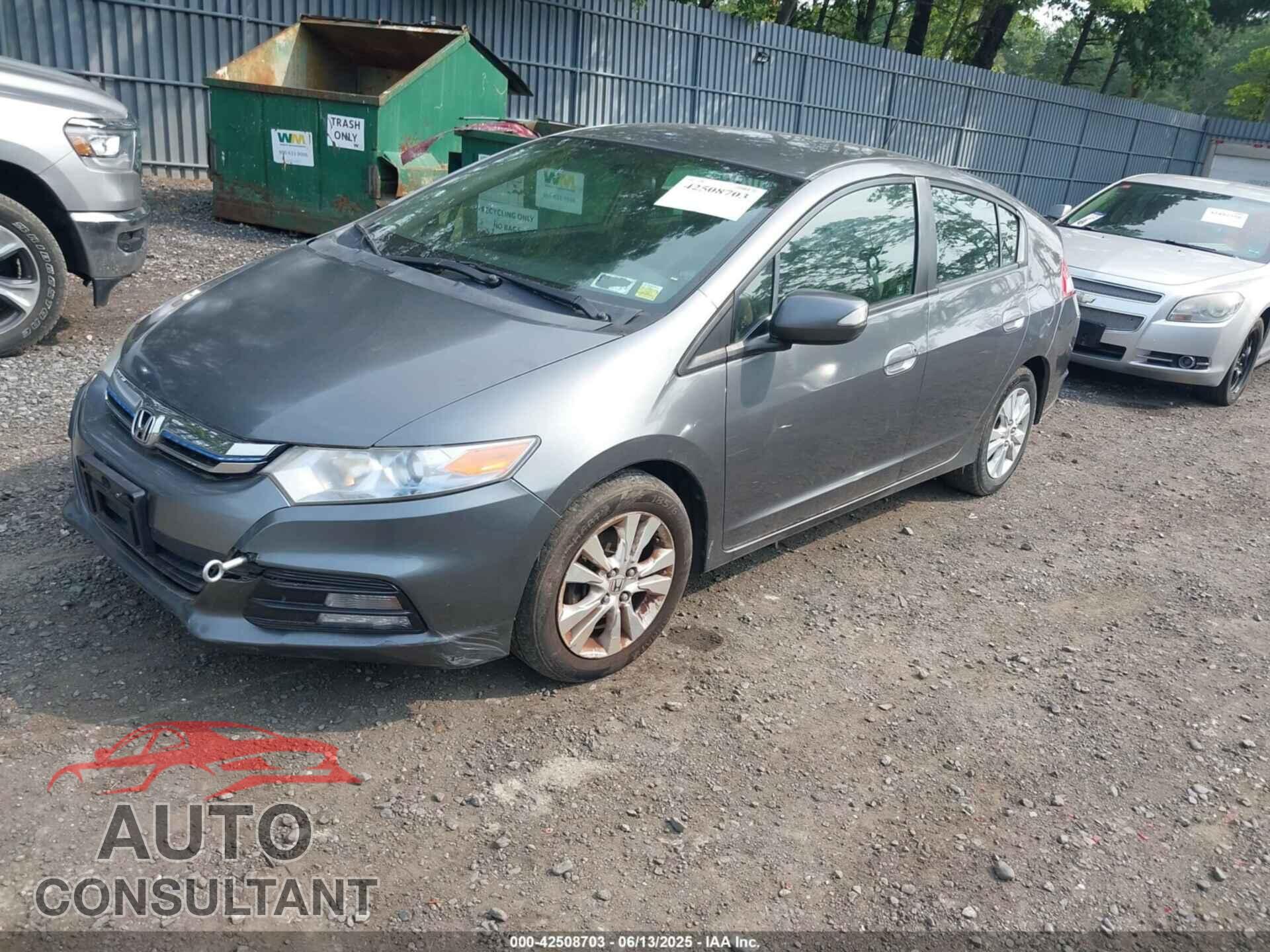 HONDA INSIGHT 2012 - JHMZE2H76CS003546