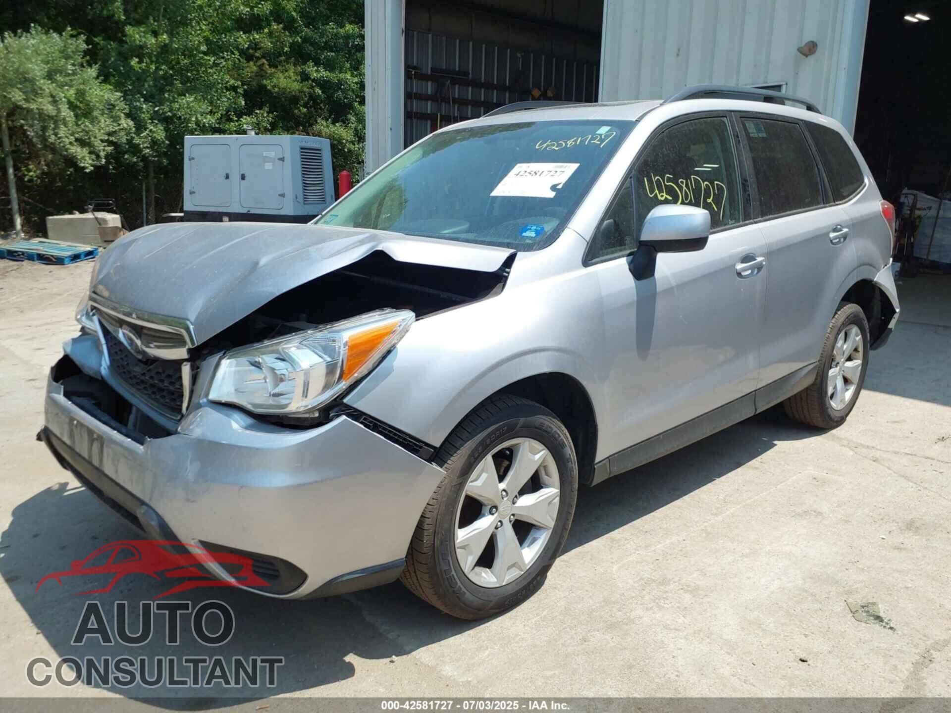 SUBARU FORESTER 2016 - JF2SJADC4GH489984
