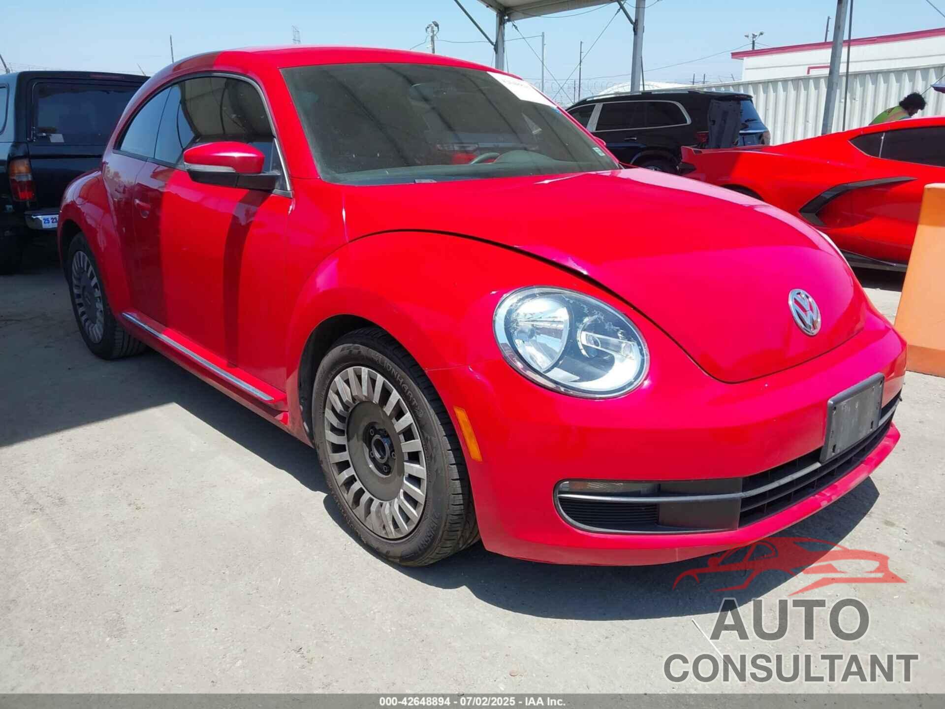 VOLKSWAGEN BEETLE 2013 - 3VWJP7AT3DM659854
