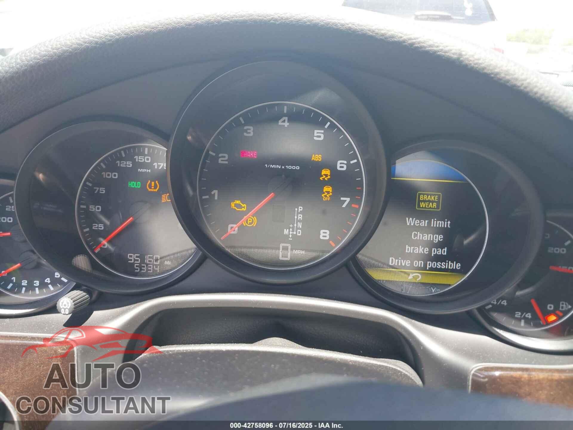 PORSCHE PANAMERA 2016 - WP0AA2A71GL003099