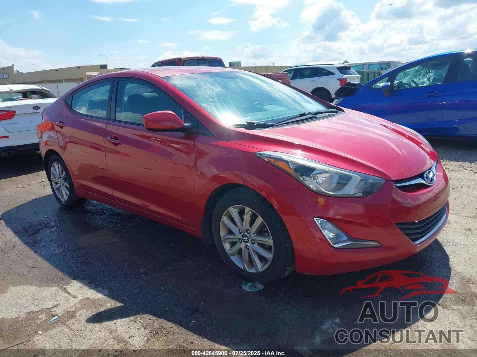 HYUNDAI ELANTRA 2015 - KMHDH4AE5FU277770