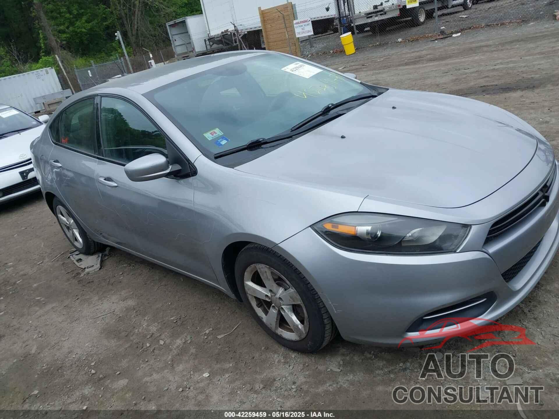 DODGE DART 2015 - 1C3CDFBB8FD286477
