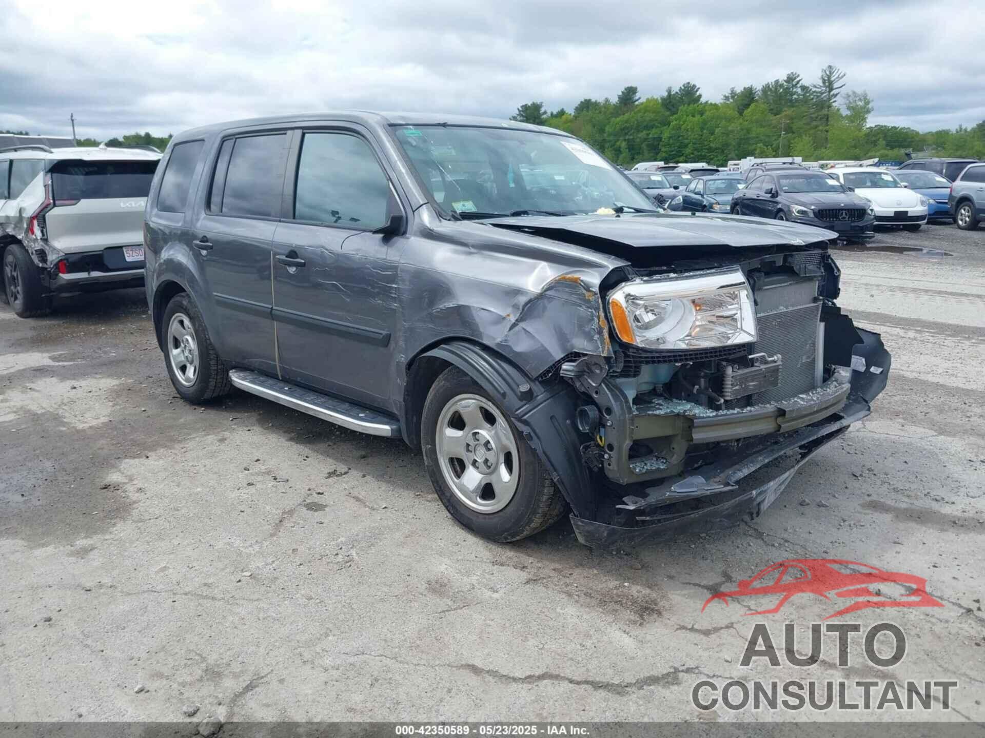 HONDA PILOT 2013 - 5FNYF4H24DB002484