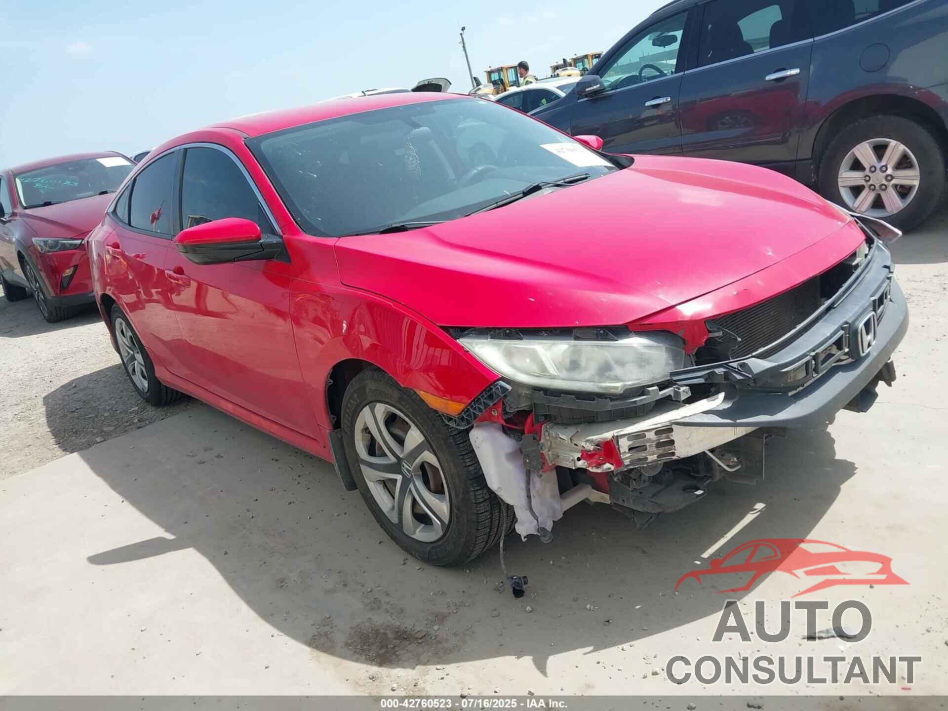 HONDA CIVIC 2017 - 2HGFC2F53HH544145