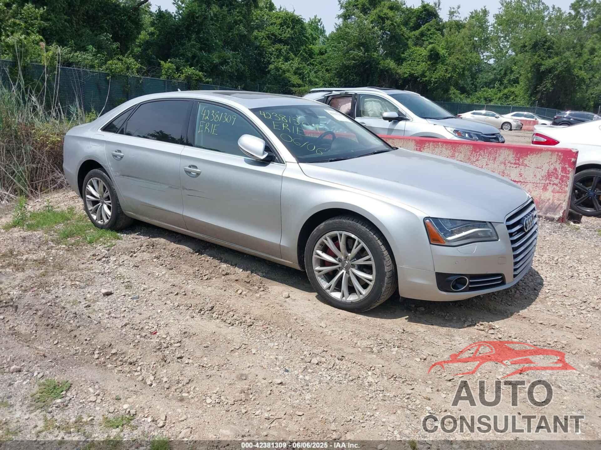 AUDI A8 L 2013 - WAURGAFD6DN004126