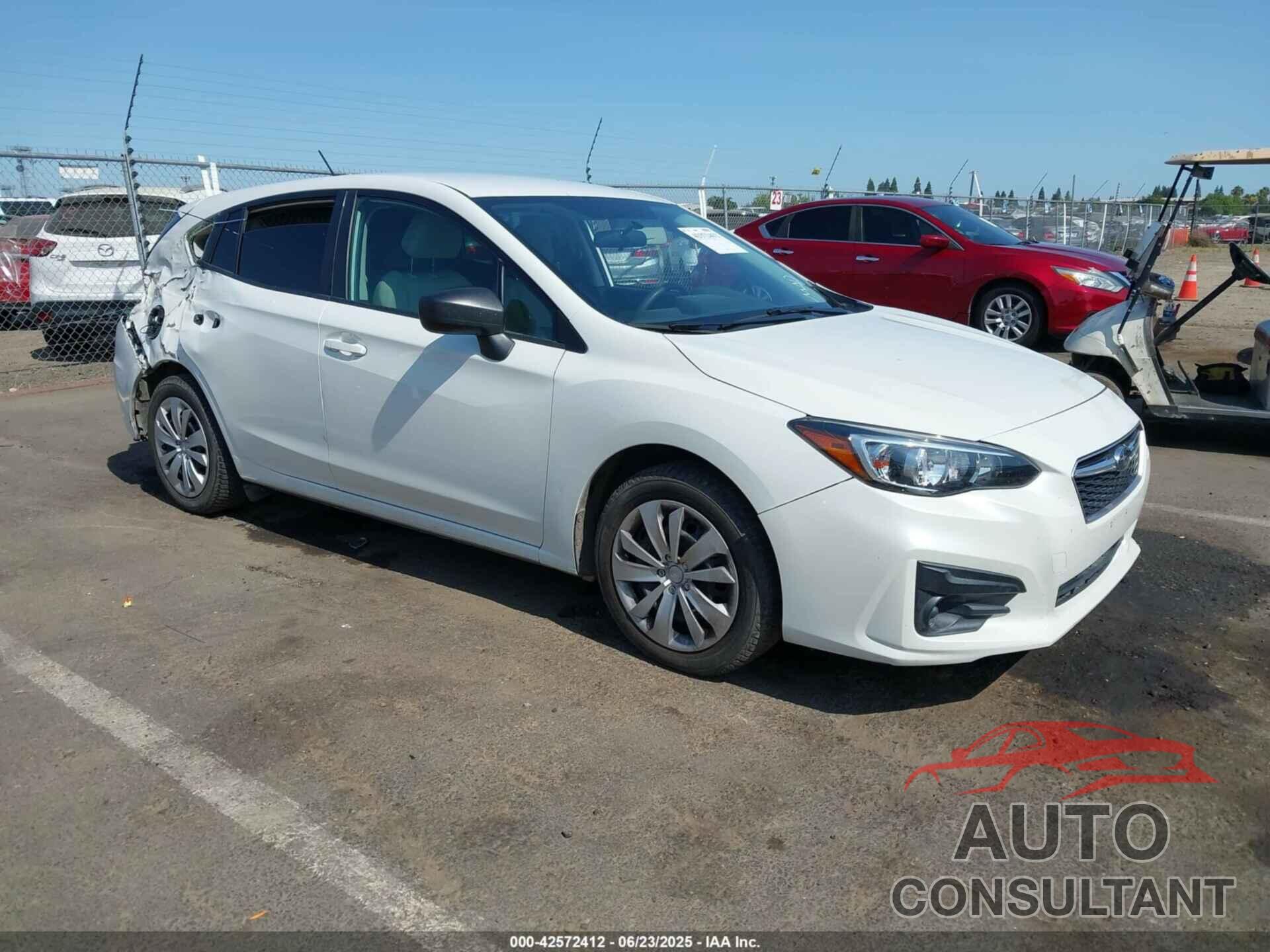 SUBARU IMPREZA 2018 - 4S3GTAA64J3717886