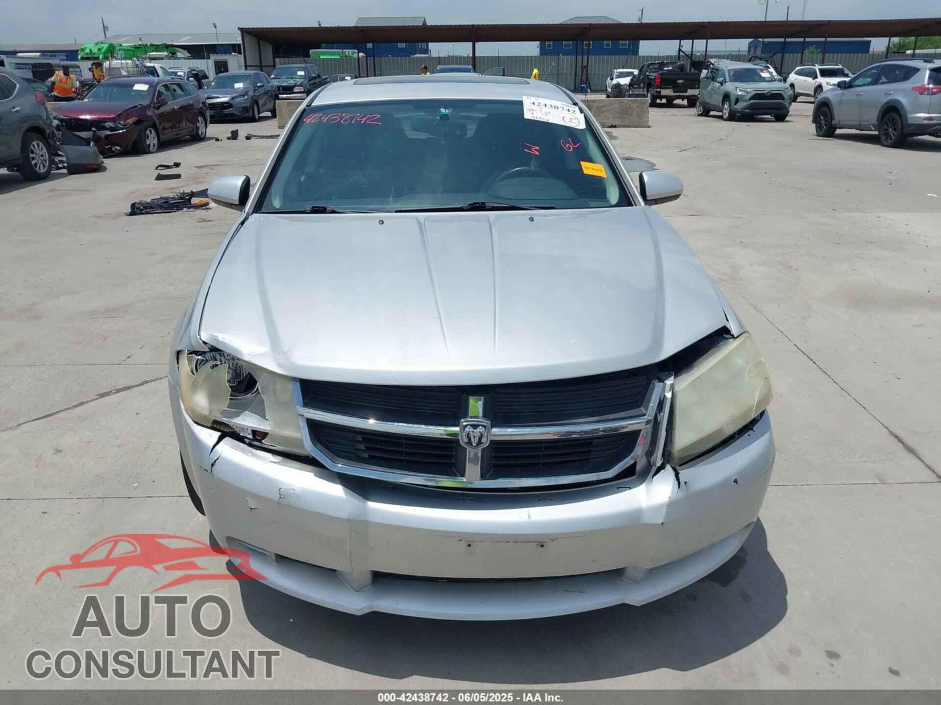 DODGE AVENGER 2010 - 1B3CC1FB4AN204566