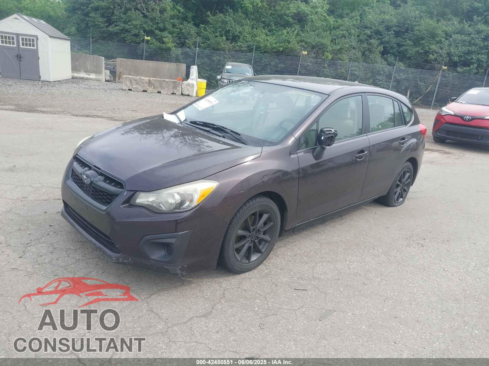 SUBARU IMPREZA 2012 - JF1GPAC65CH207267