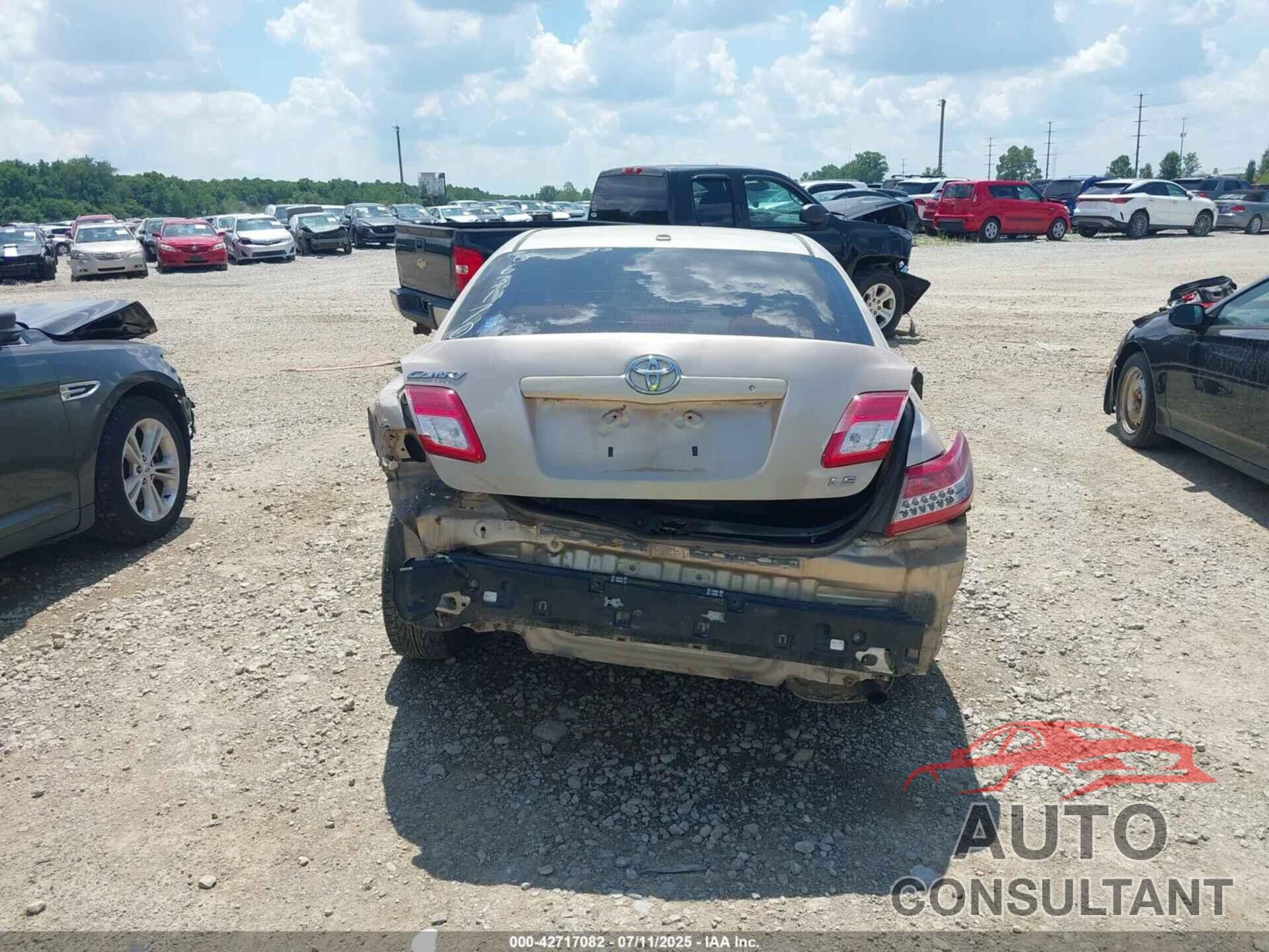 TOYOTA CAMRY 2010 - 4T4BF3EKXAR063170