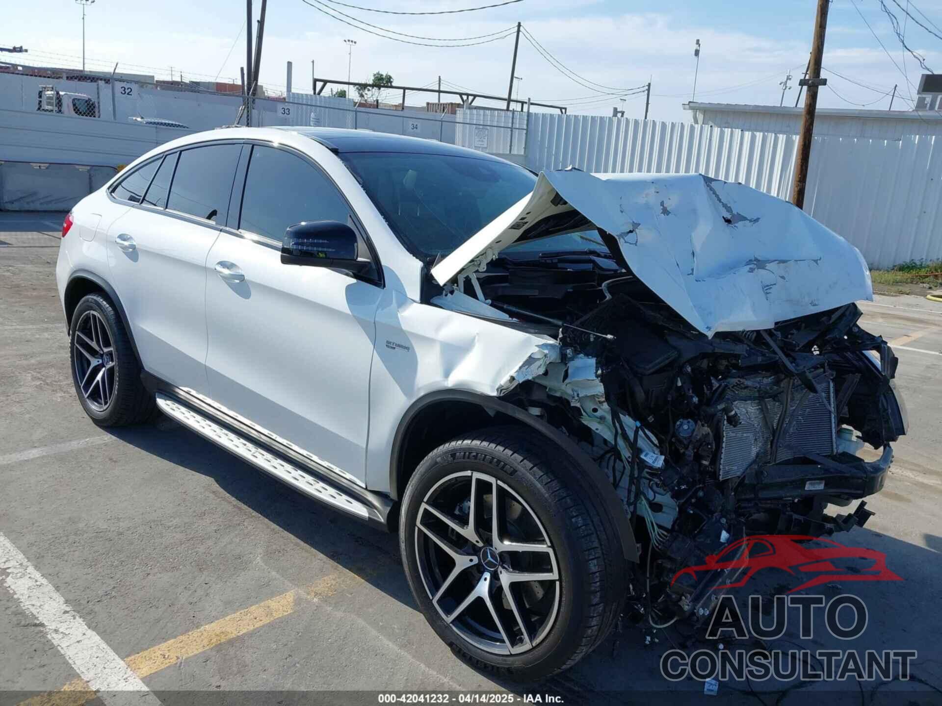 MERCEDES-BENZ AMG GLE 43 COUPE 2017 - 4JGED6EB5HA050479