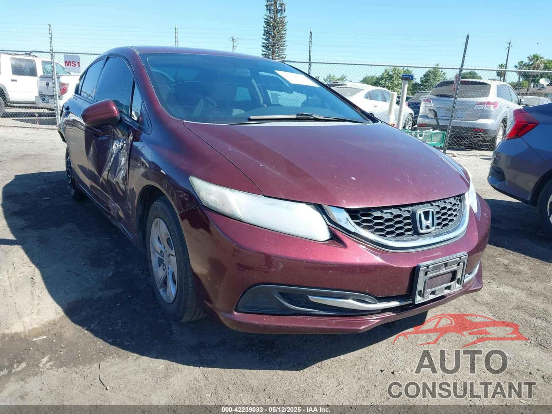 HONDA CIVIC 2015 - 2HGFB2F56FH557729