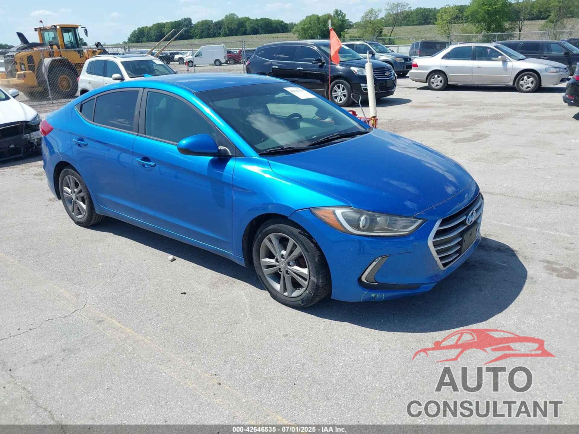 HYUNDAI ELANTRA 2017 - 5NPD84LF0HH078455